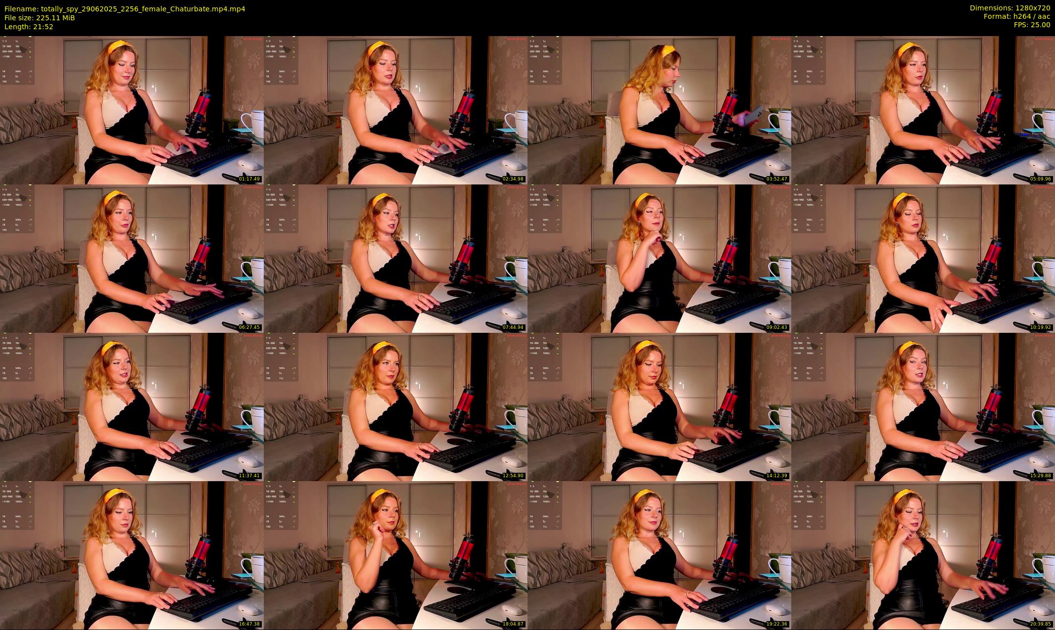 totally_spy — 22 minute Chaturbate female cam show recording, 720p, Jun 29, 2025