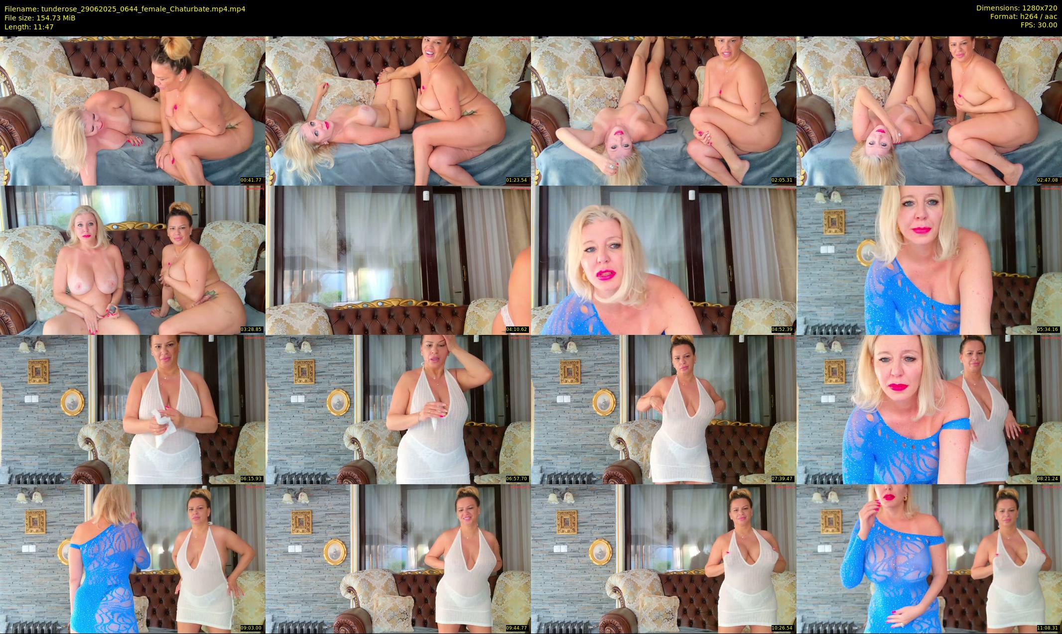 tunderose — 12 minute Chaturbate female cam show recording, 720p, Jun 29, 2025
