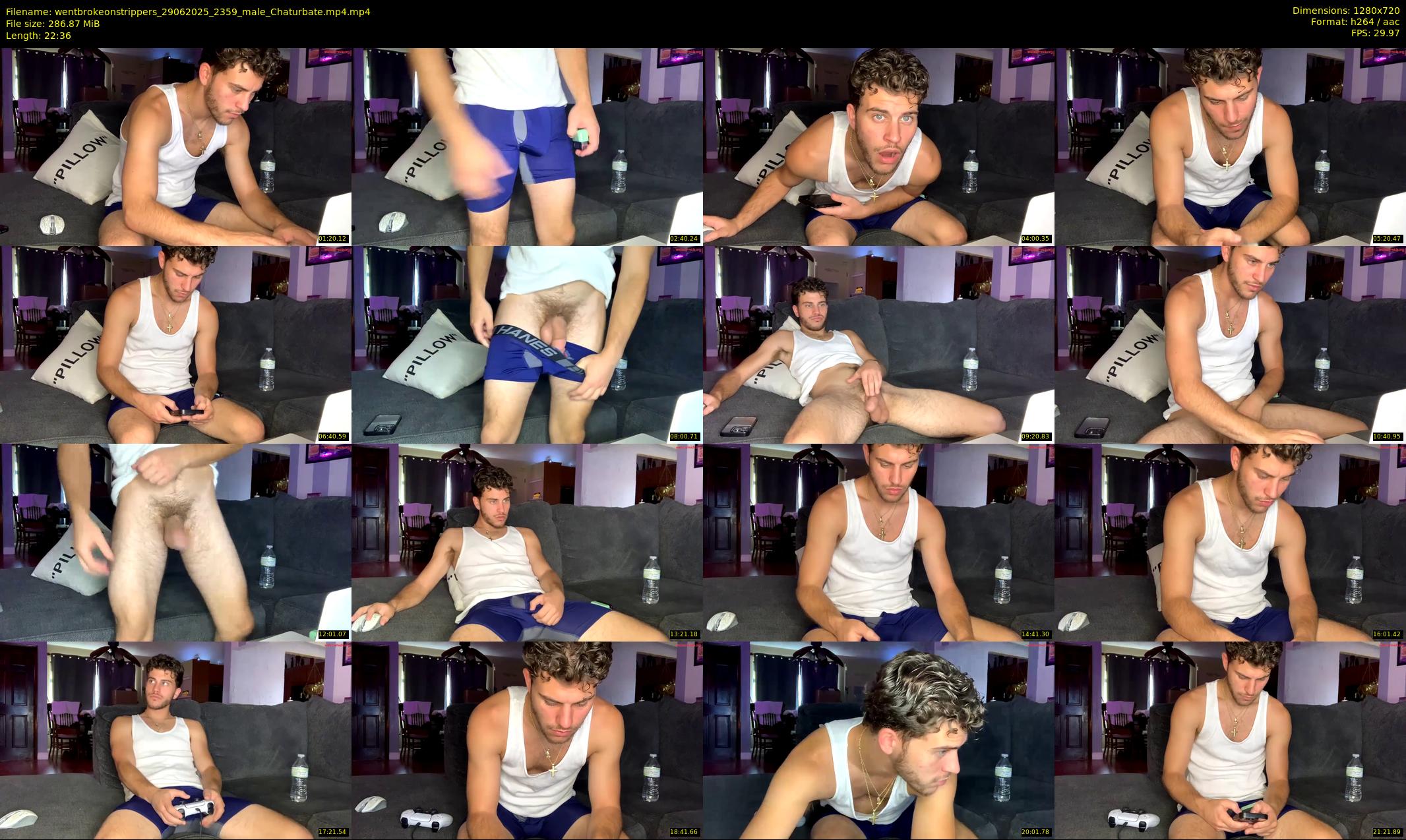 wentbrokeonstrippers — 23 minute Chaturbate male cam show recording, 720p, Jun 29, 2025