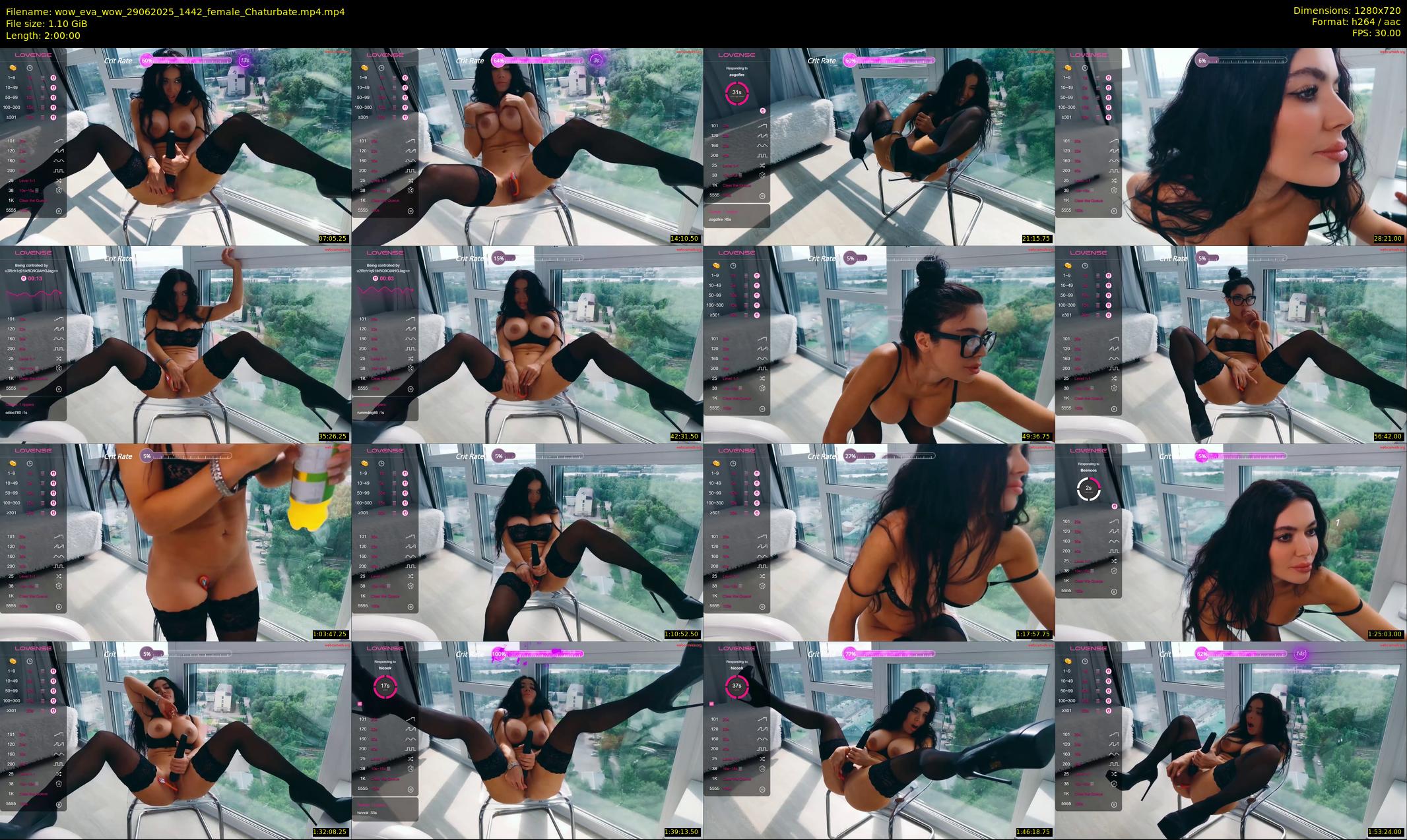 wow_eva_wow — 120 minute Chaturbate female cam show recording, 720p, Jun 29, 2025