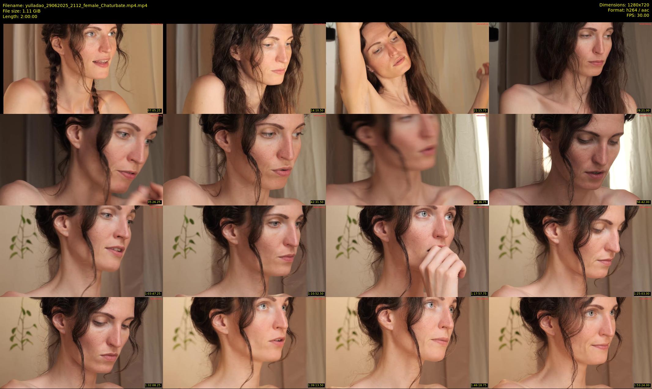 yulladao — 120 minute Chaturbate female cam show recording, 720p, Jun 29, 2025