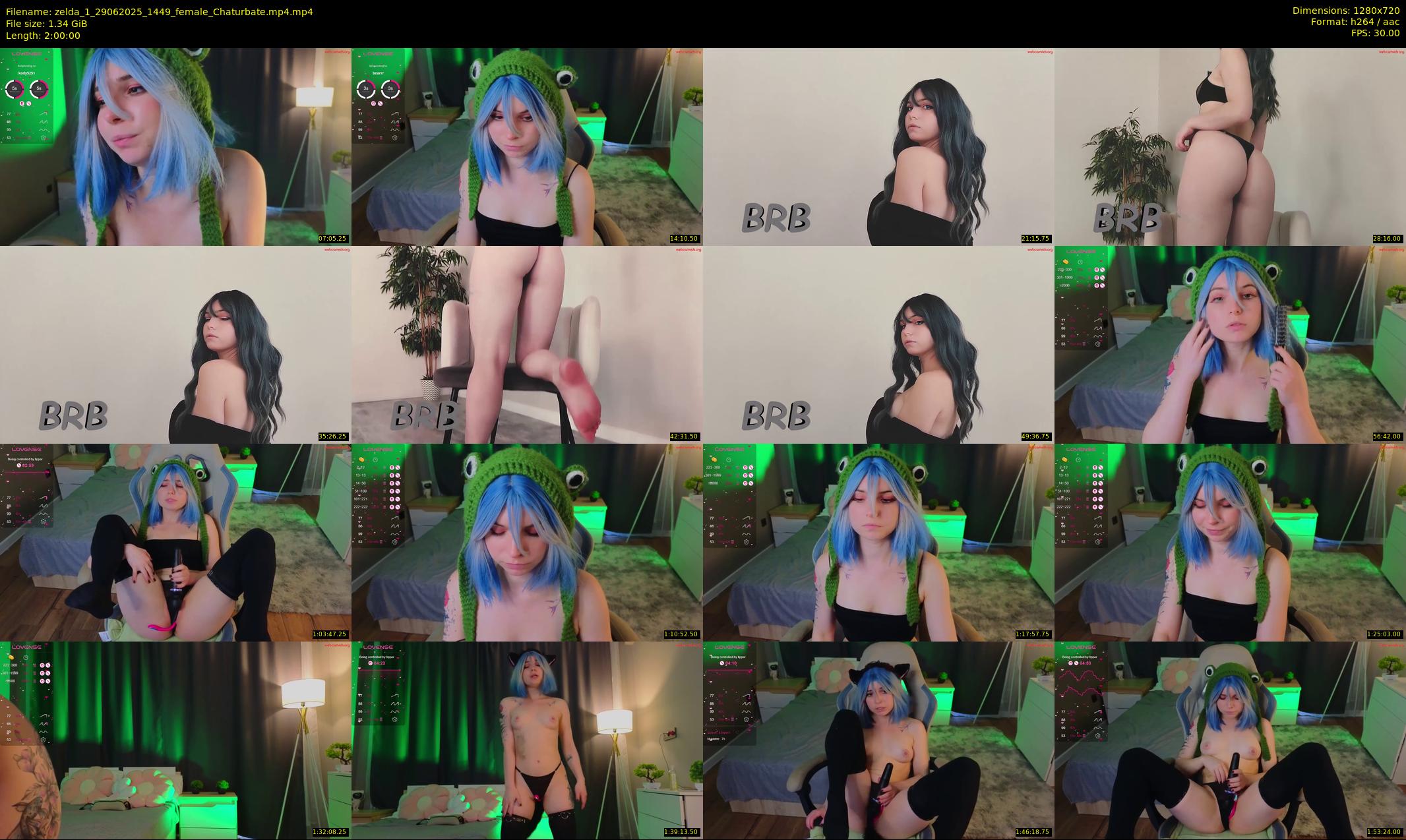 zelda_1 — 120 minute Chaturbate female cam show recording, 720p, Jun 29, 2025