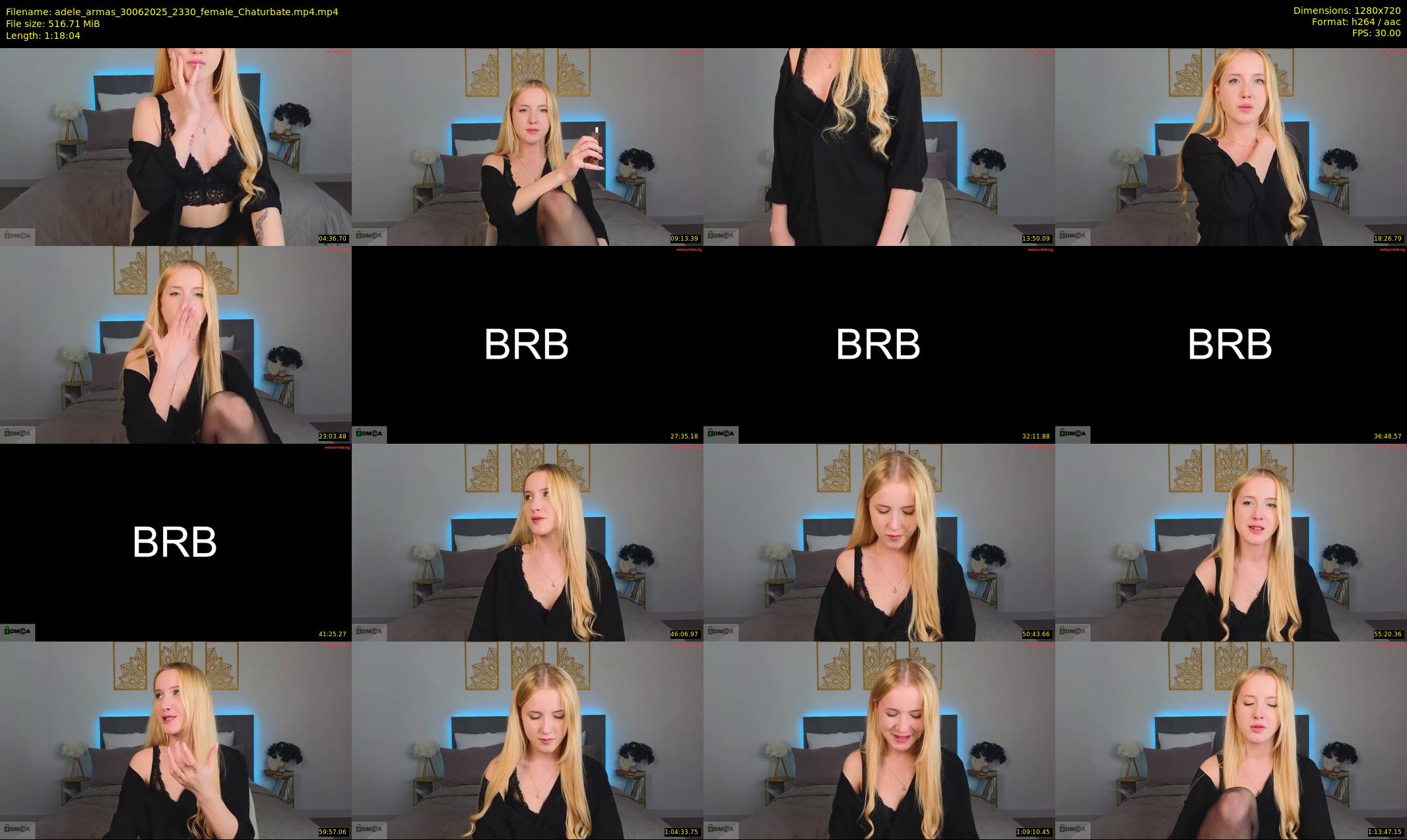 adele_armas — 79 minute Chaturbate female cam show recording, 720p, Jun 30, 2025