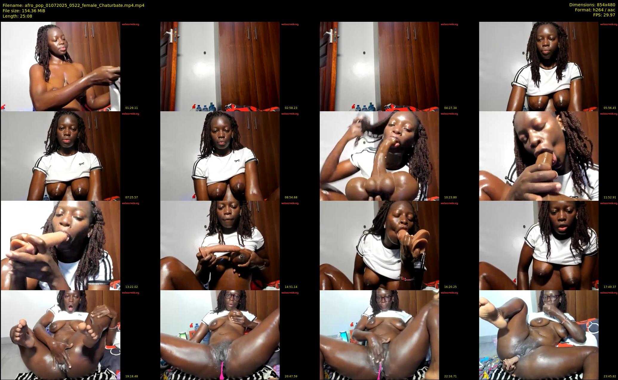 afro_pop — 26 minute Chaturbate female cam show recording, 480p, Jul 1, 2025