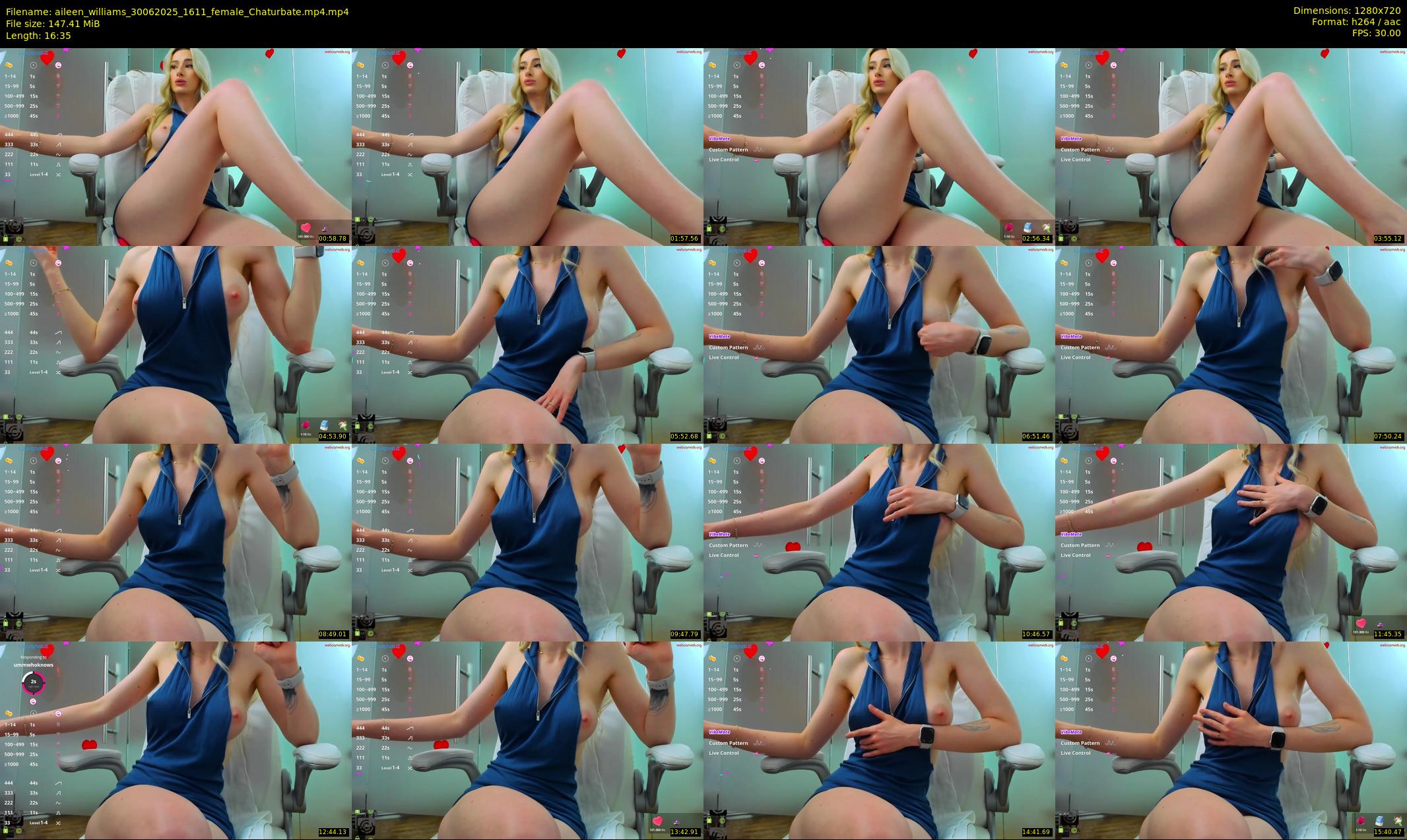 aileen_williams — 17 minute Chaturbate female cam show recording, 720p, Jun 30, 2025