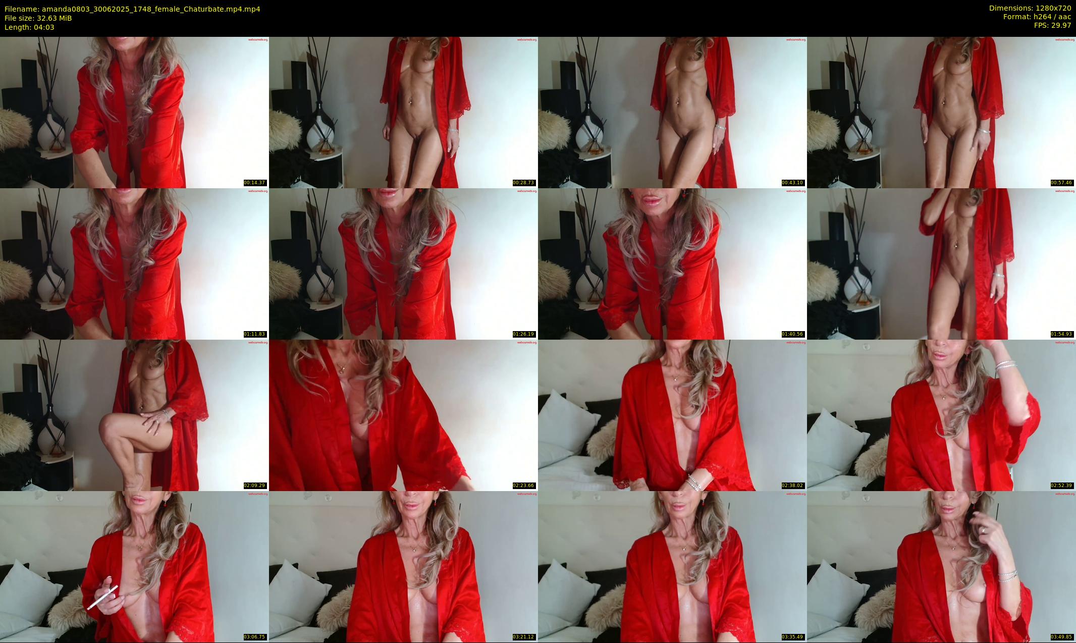 amanda0803 — 5 minute Chaturbate female cam show recording, 720p, Jun 30, 2025