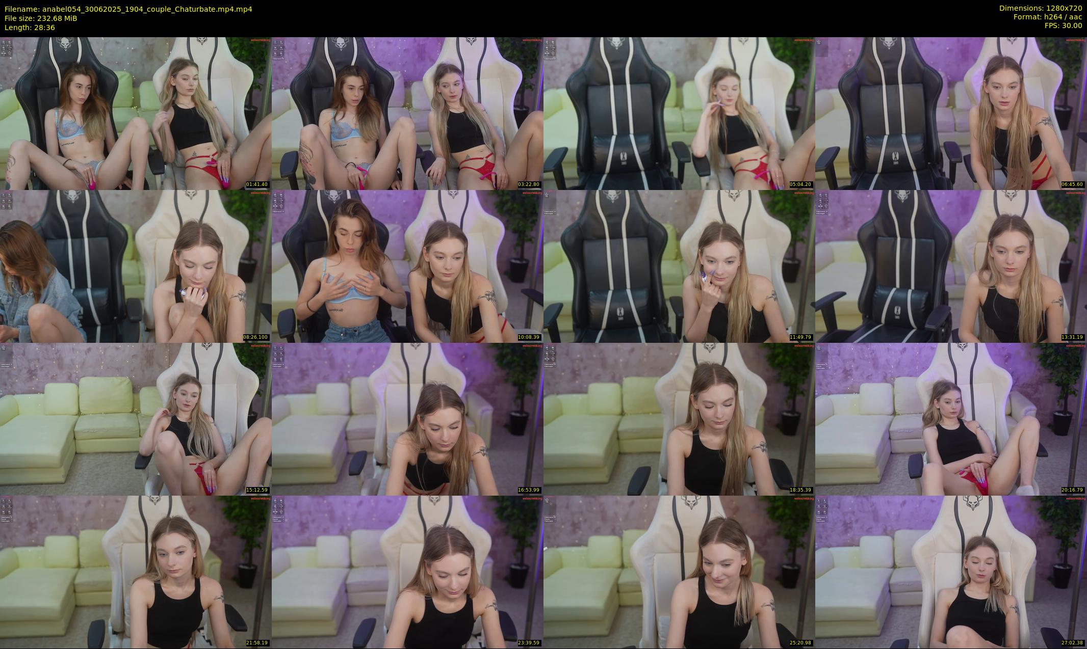 anabel054 — 29 minute Chaturbate female cam show recording, 720p, Jun 30, 2025