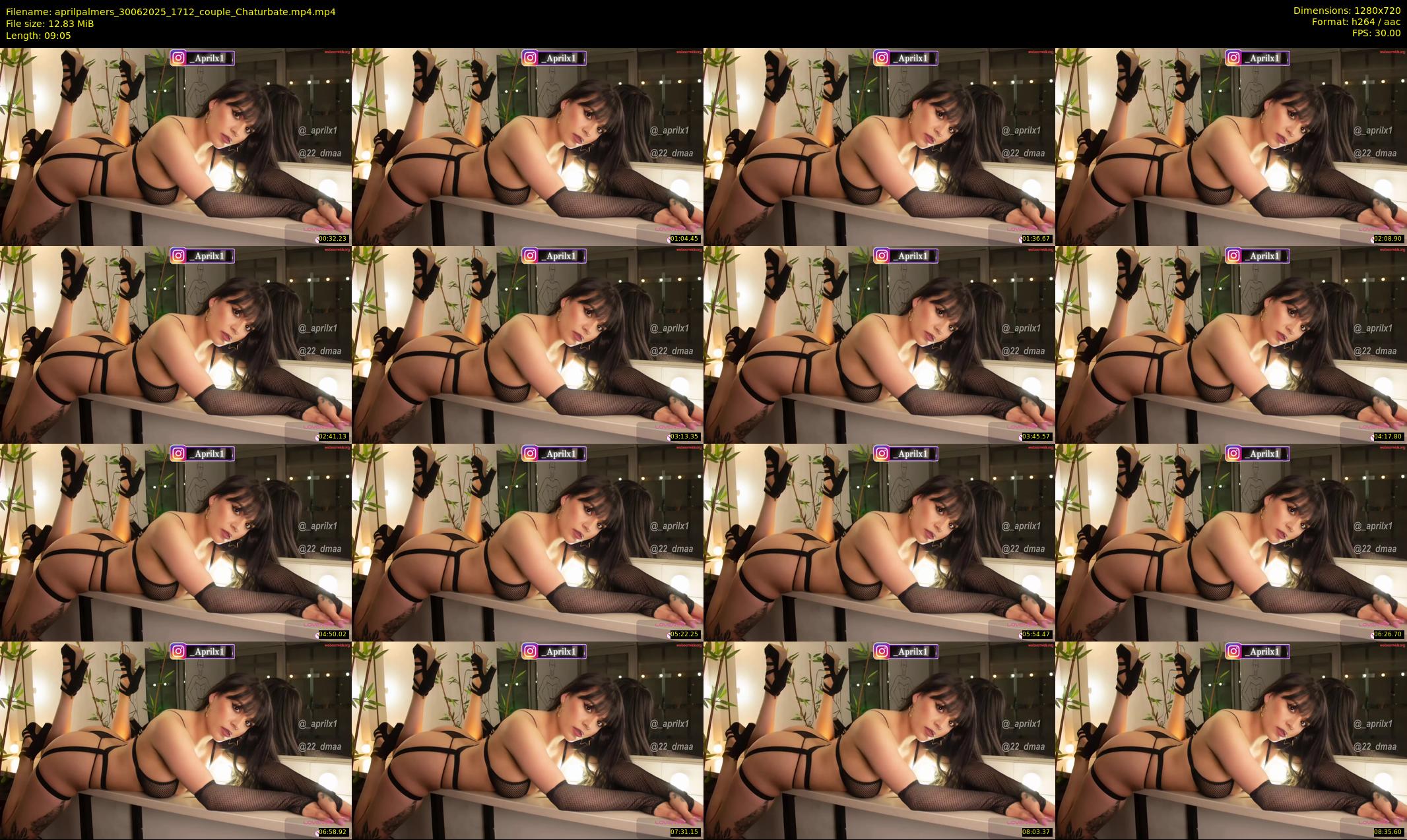 aprilpalmers — 10 minute Chaturbate female cam show recording, 720p, Jun 30, 2025