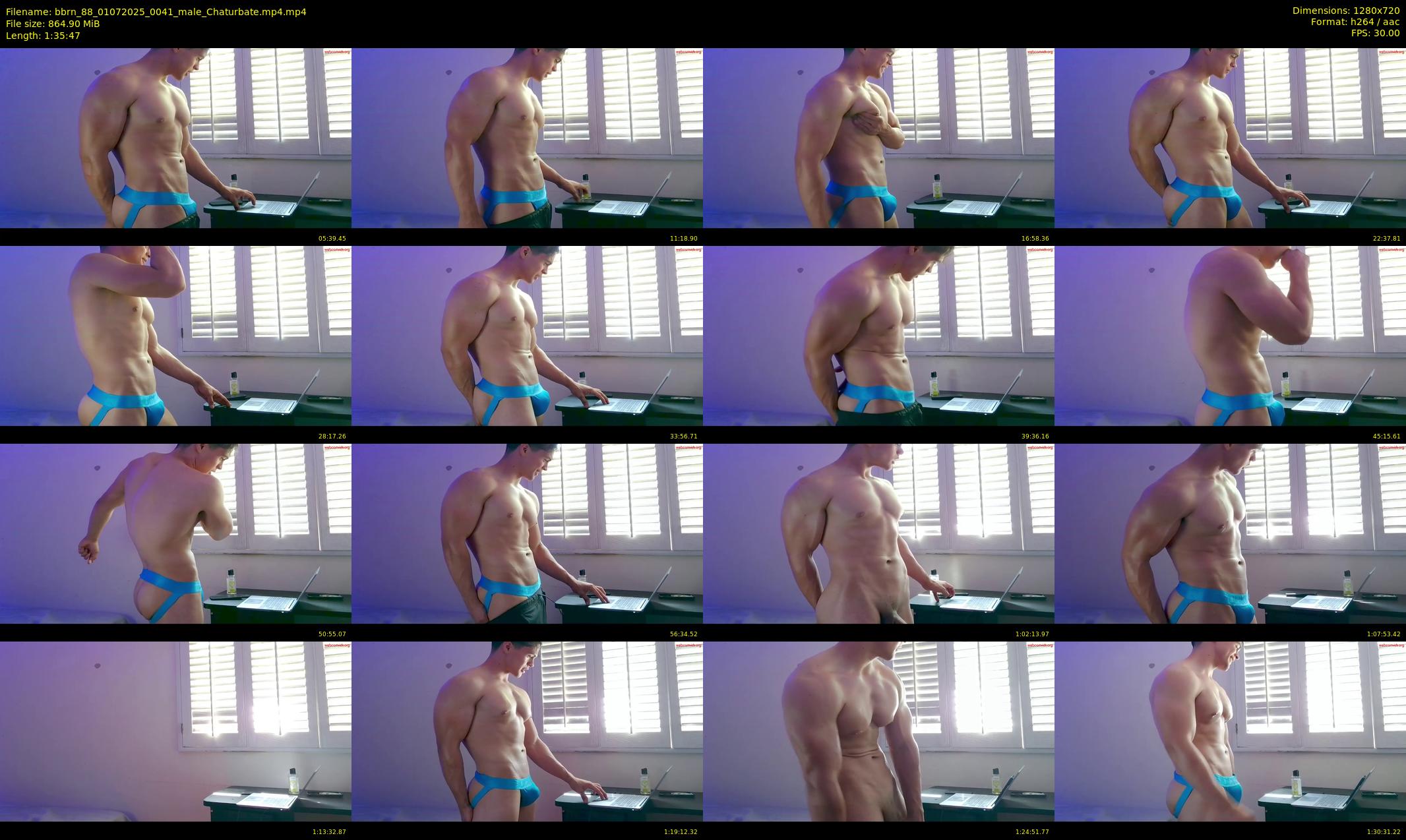 bbrn_88 — 96 minute Chaturbate male cam show recording, 720p, Jul 1, 2025