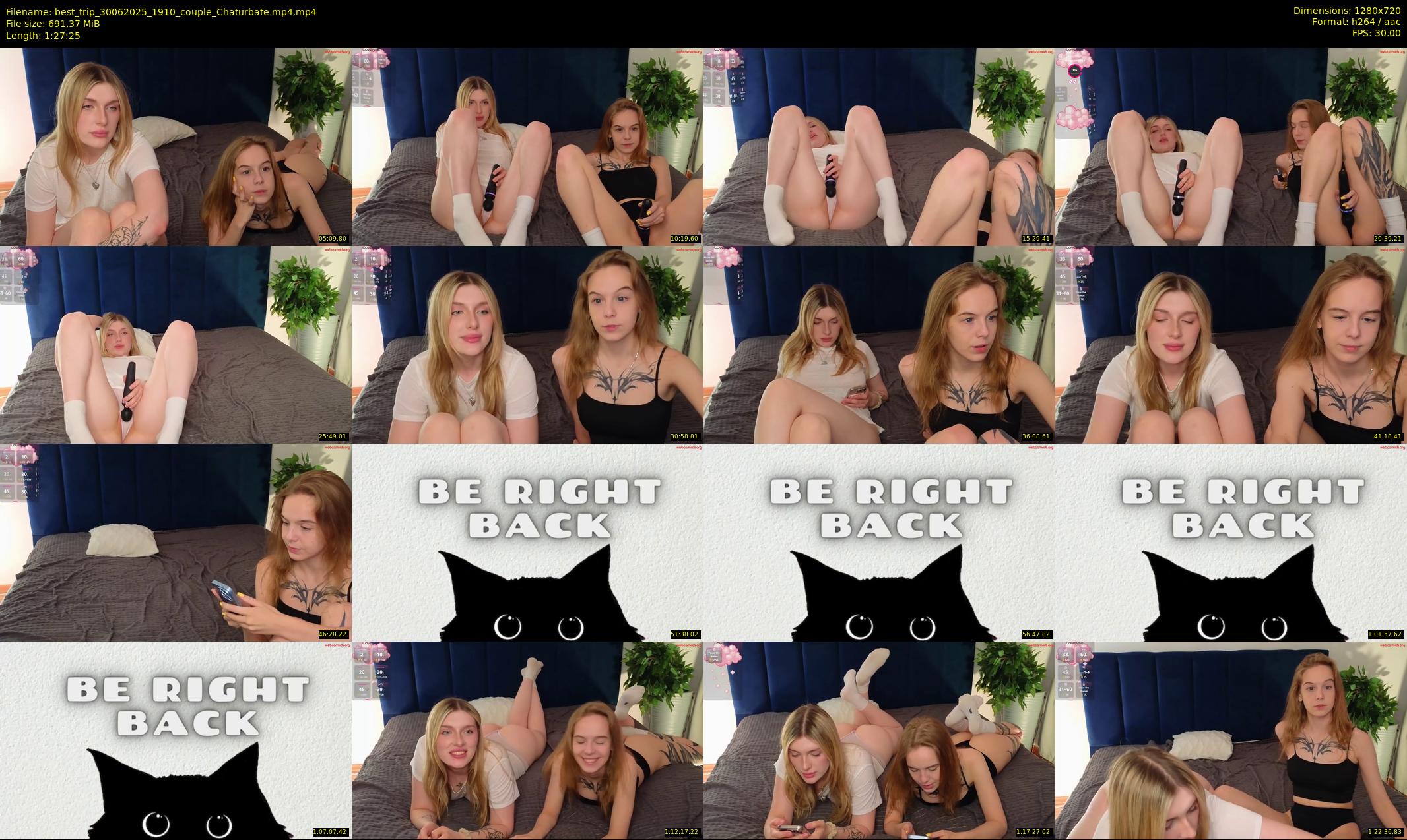 best_trip — 88 minute Chaturbate couple cam show recording, 720p, Jun 30, 2025