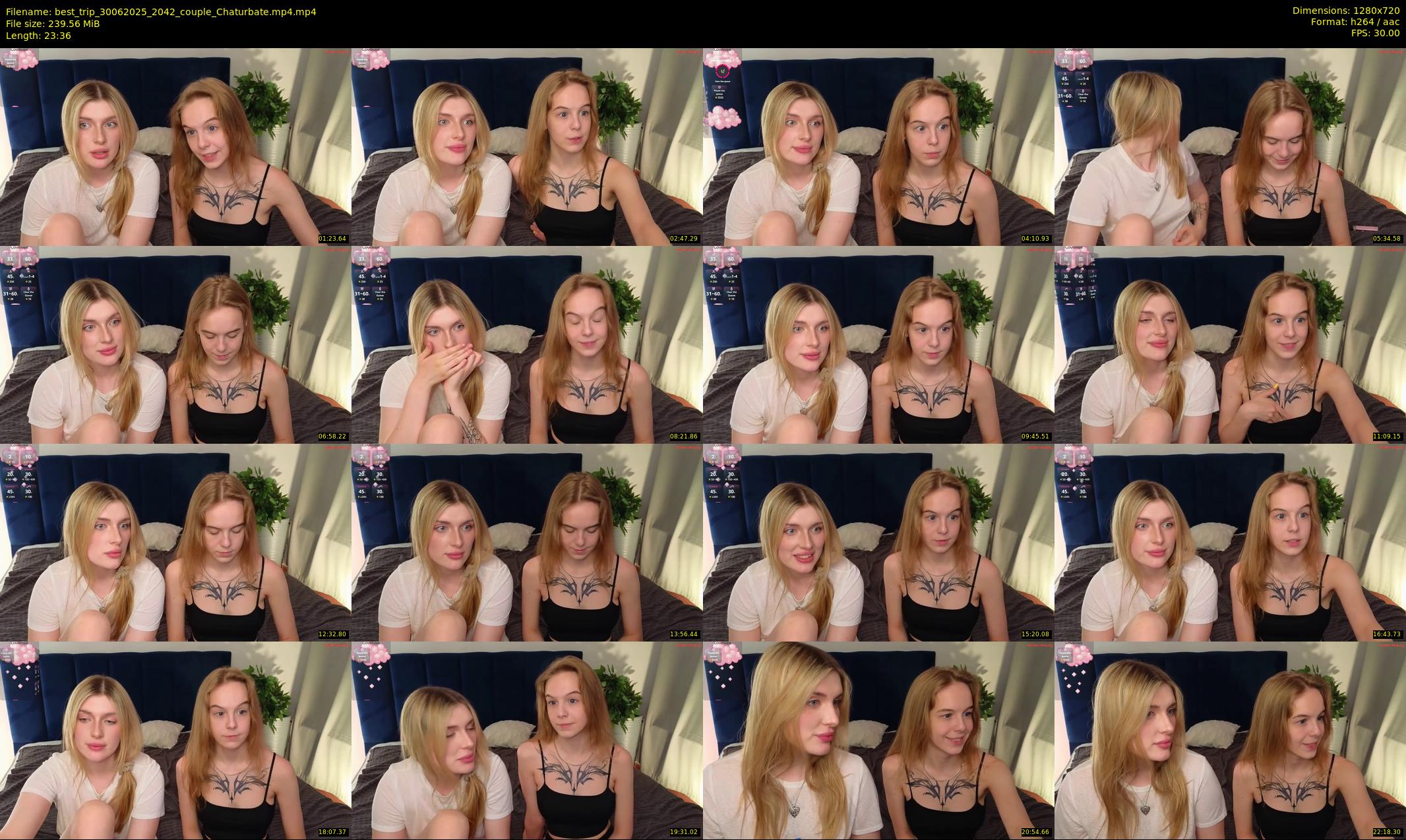 best_trip — 24 minute Chaturbate couple cam show recording, 720p, Jun 30, 2025