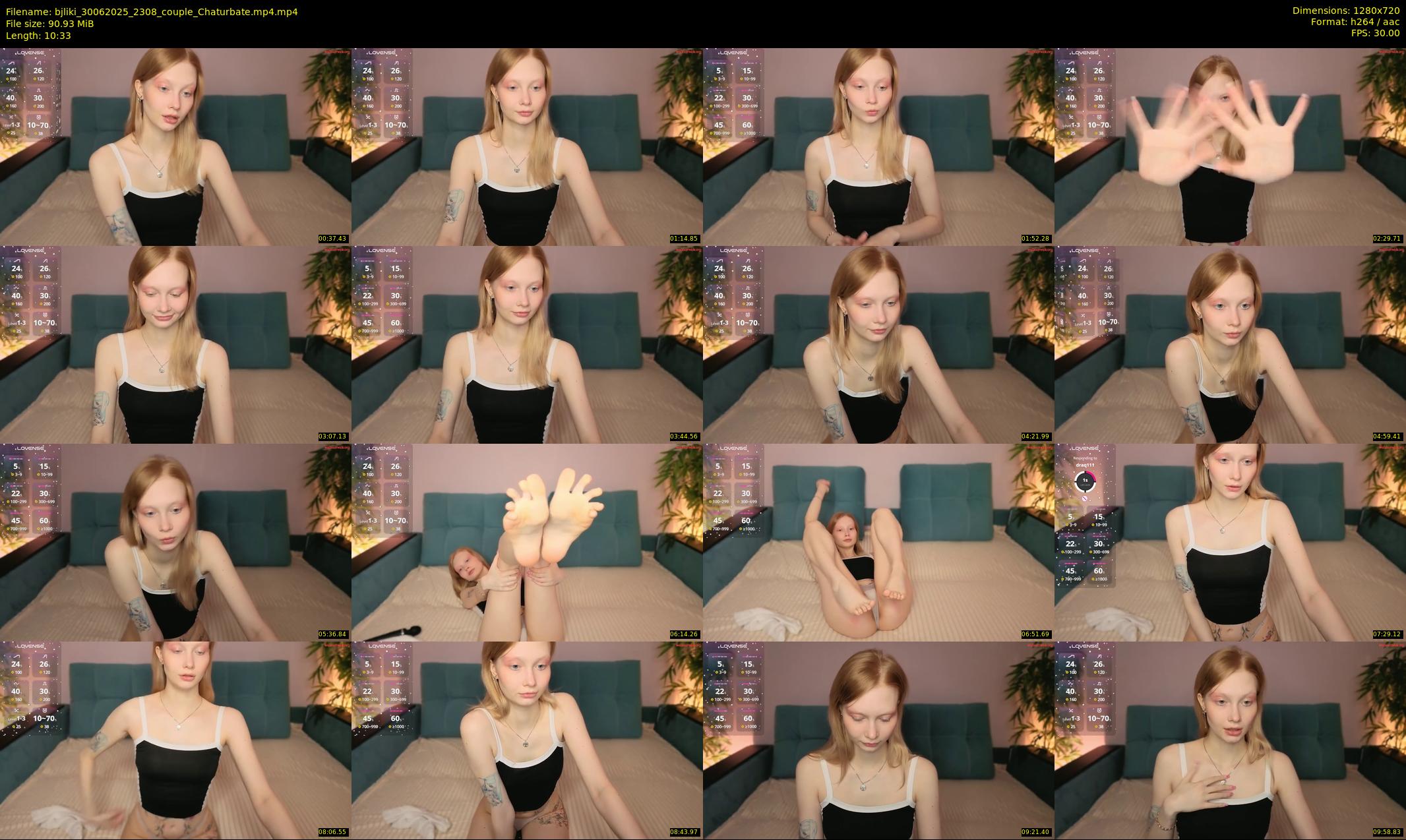 bjliki — 11 minute Chaturbate couple cam show recording, 720p, Jun 30, 2025