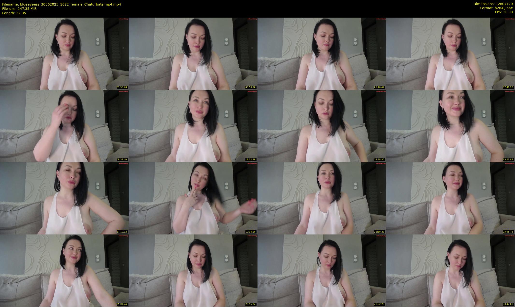 blueeyeess — 33 minute Chaturbate female cam show recording, 720p, Jun 30, 2025
