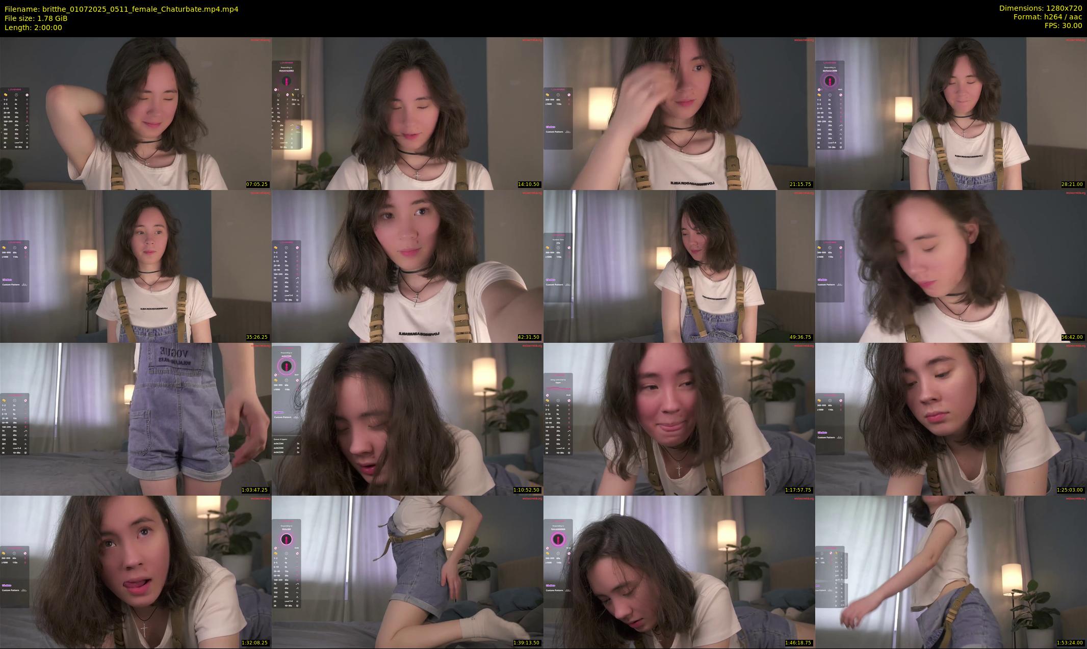 britthe — 120 minute Chaturbate female cam show recording, 720p, Jul 1, 2025