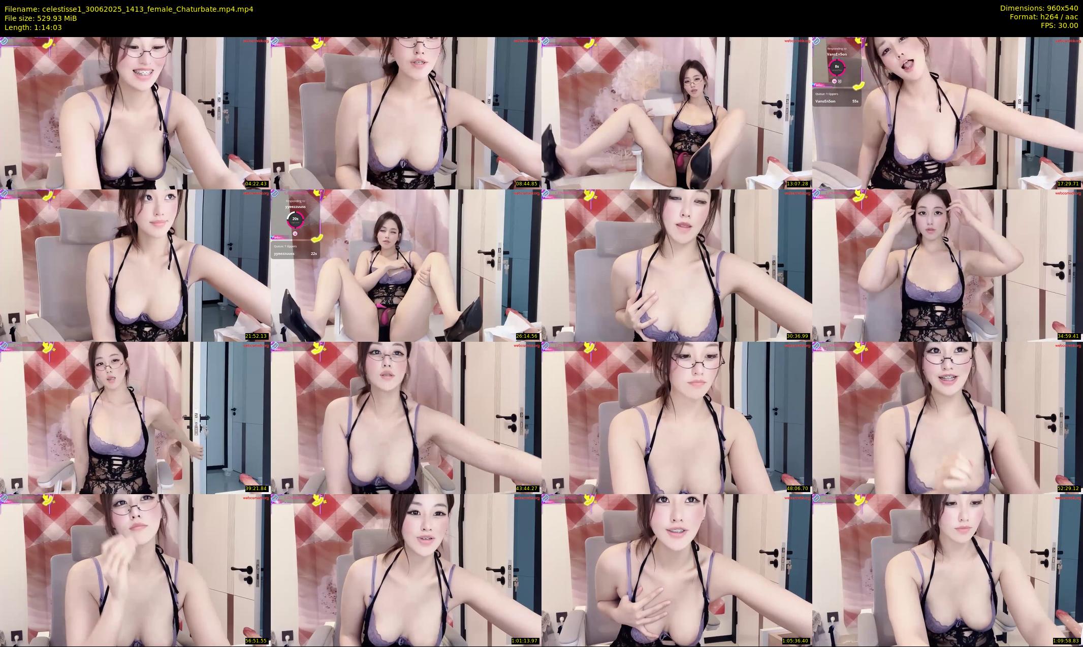 celestisse1 — 75 minute Chaturbate female cam show recording, 480p, Jun 30, 2025