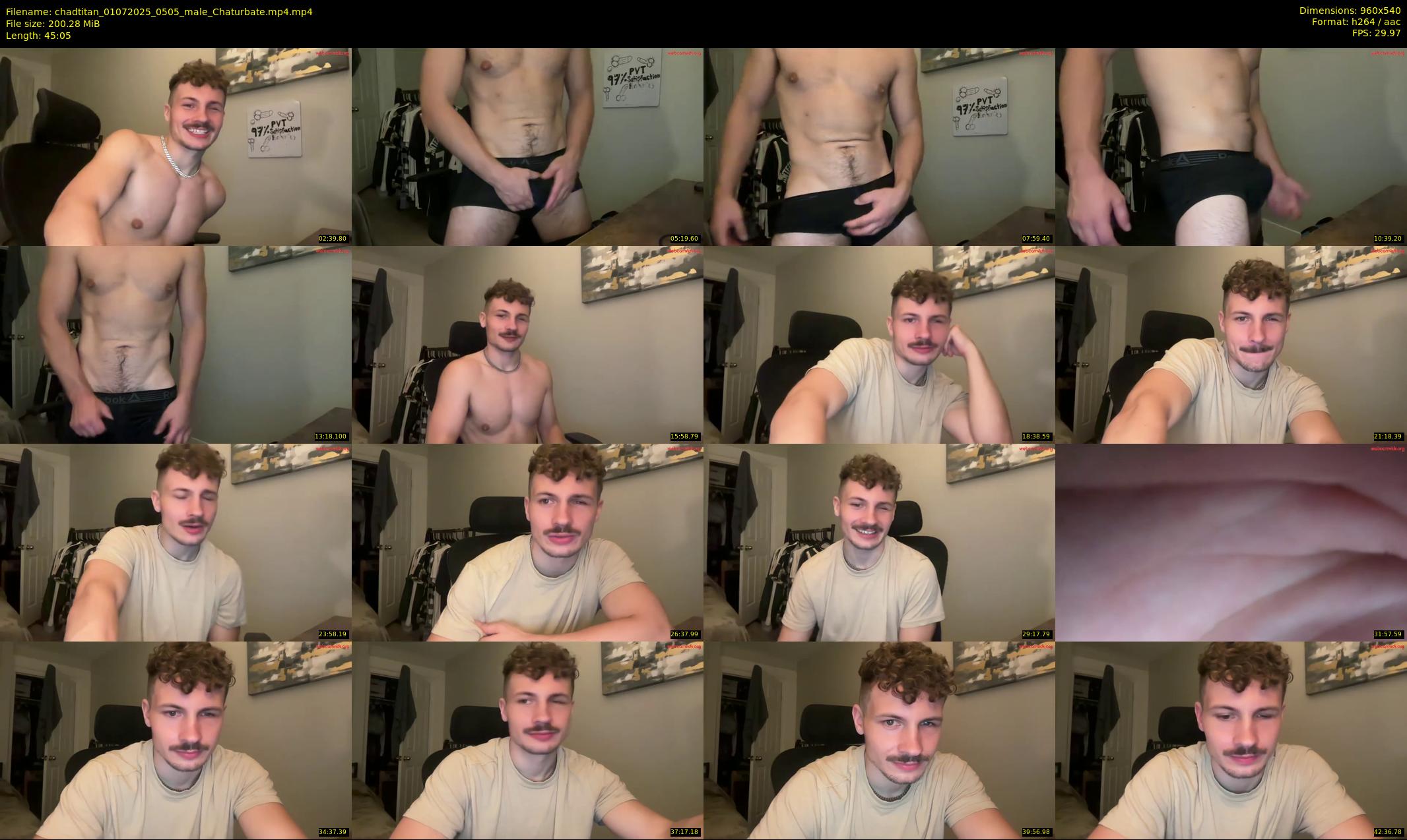 chadtitan — 46 minute Chaturbate male cam show recording, 480p, Jul 1, 2025