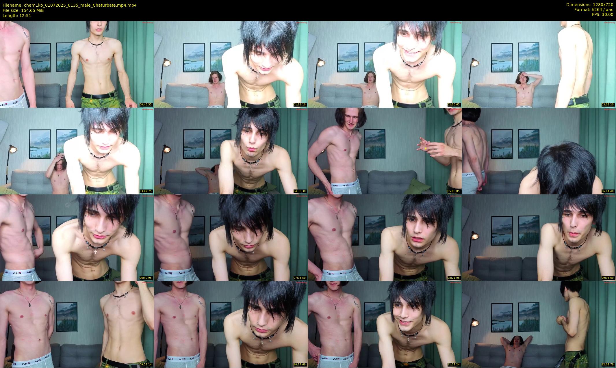 chem1ko — 13 minute Chaturbate male cam show recording, 720p, Jul 1, 2025
