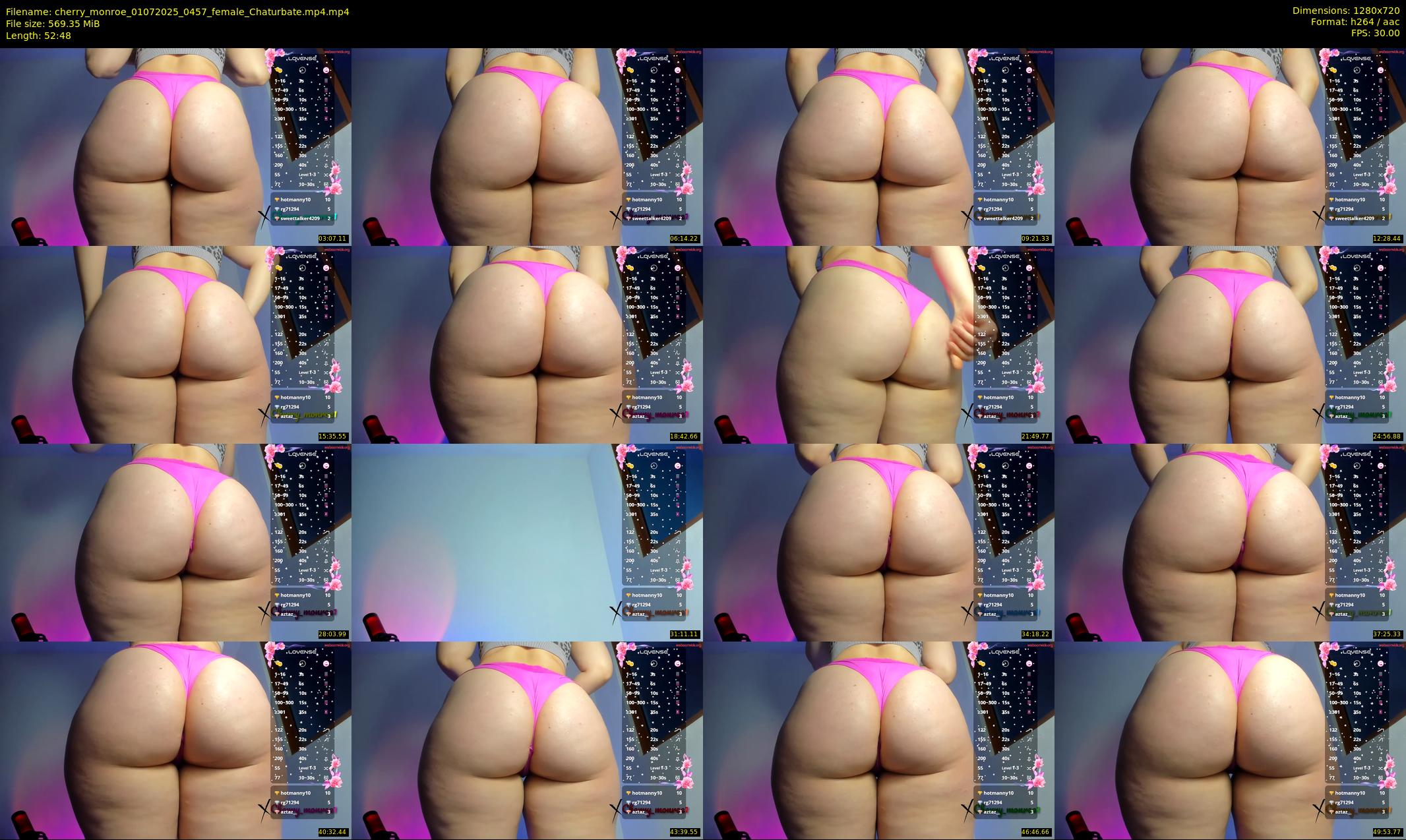 cherry_monroe — 53 minute Chaturbate female cam show recording, 720p, Jul 1, 2025