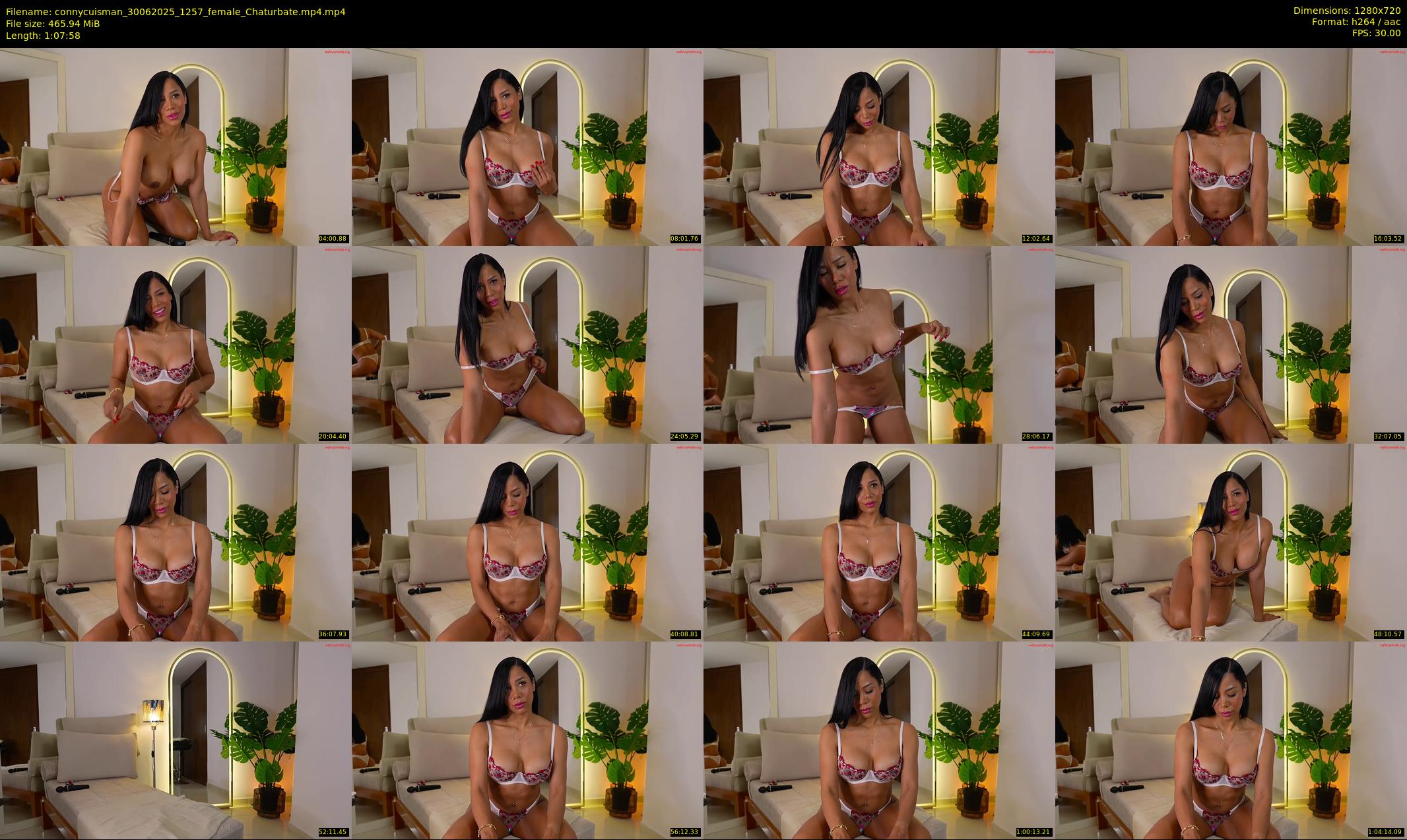connycuisman — 68 minute Chaturbate female cam show recording, 720p, Jun 30, 2025