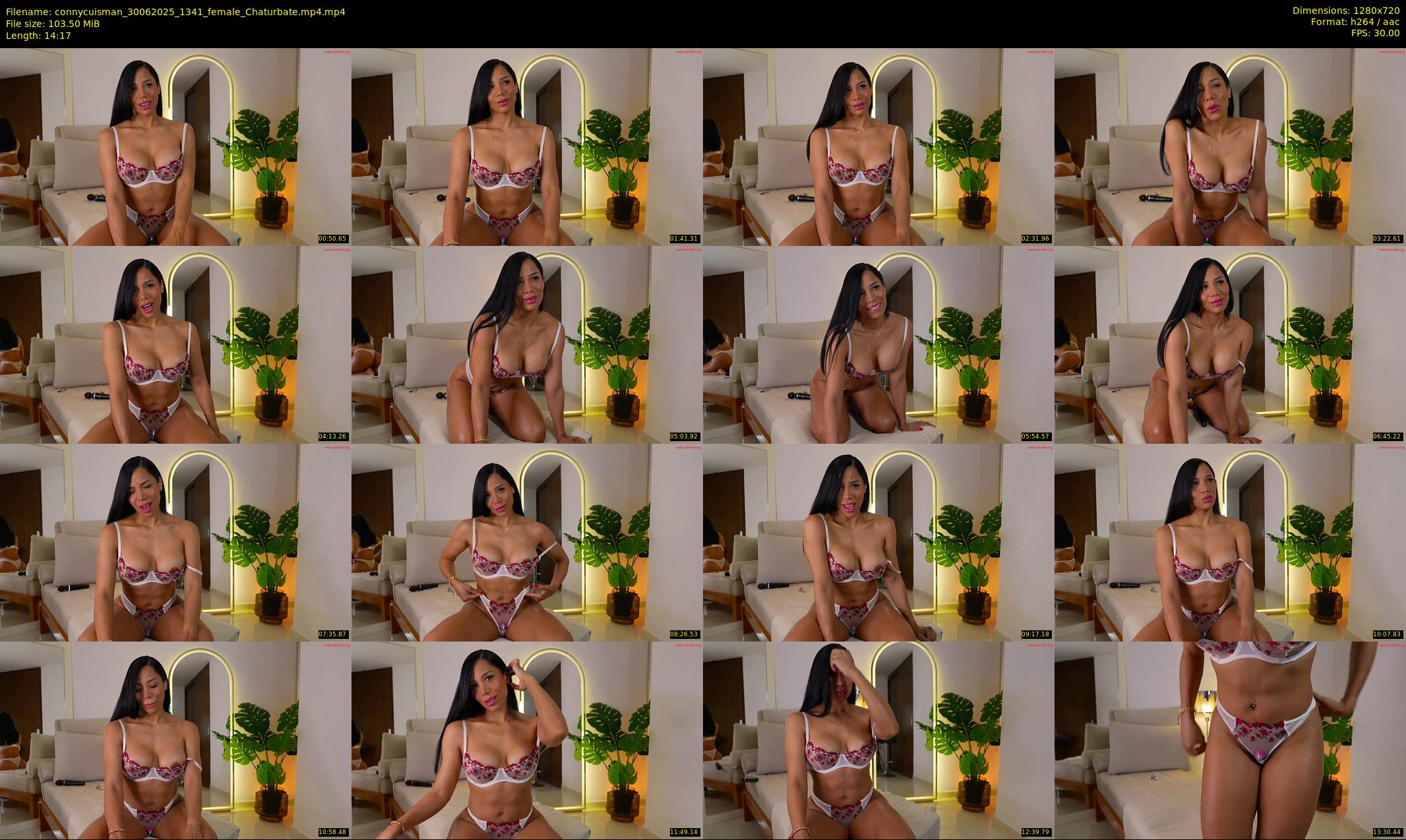 connycuisman — 15 minute Chaturbate female cam show recording, 720p, Jun 30, 2025