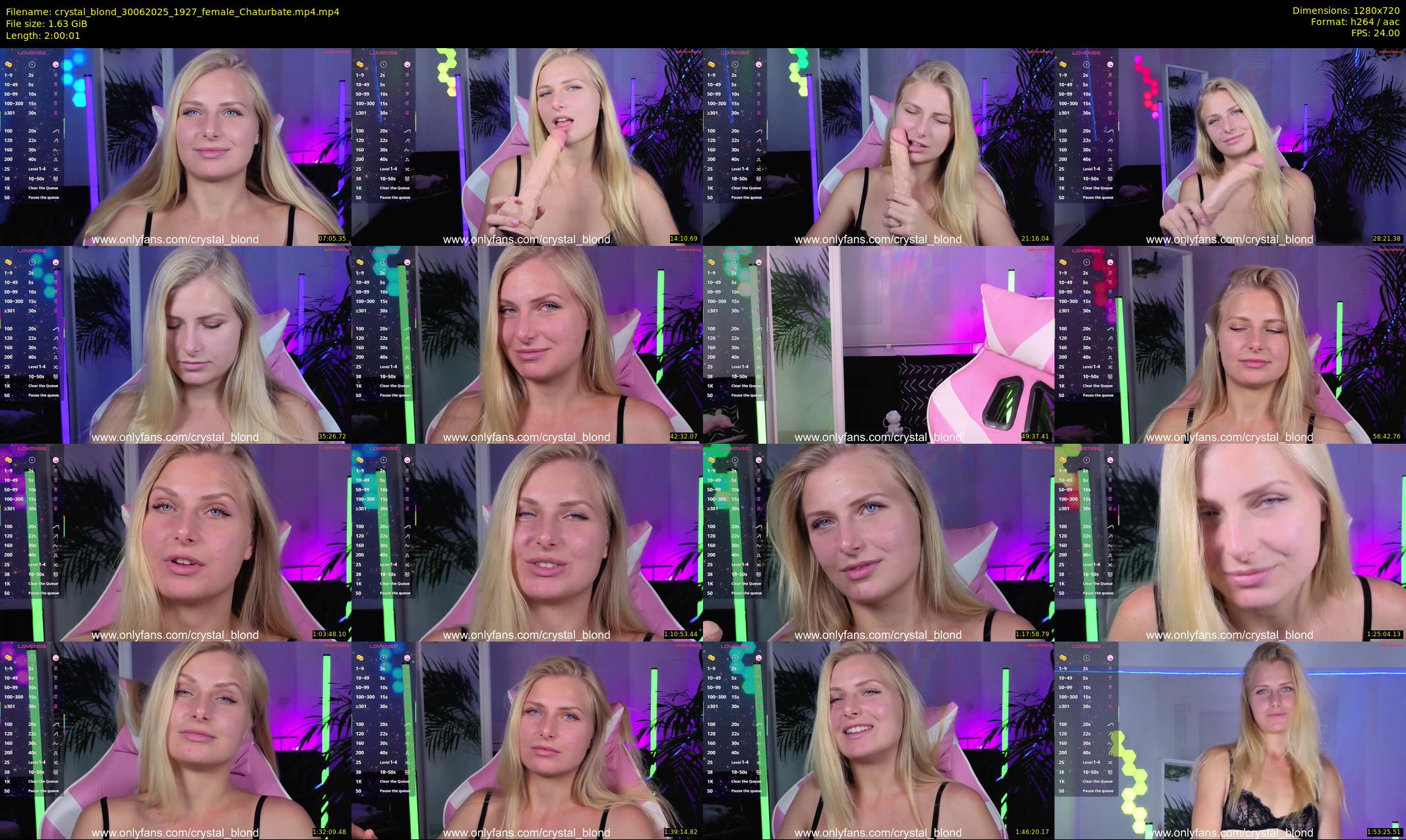 crystal_blond — 121 minute Chaturbate female cam show recording, 720p, Jun 30, 2025