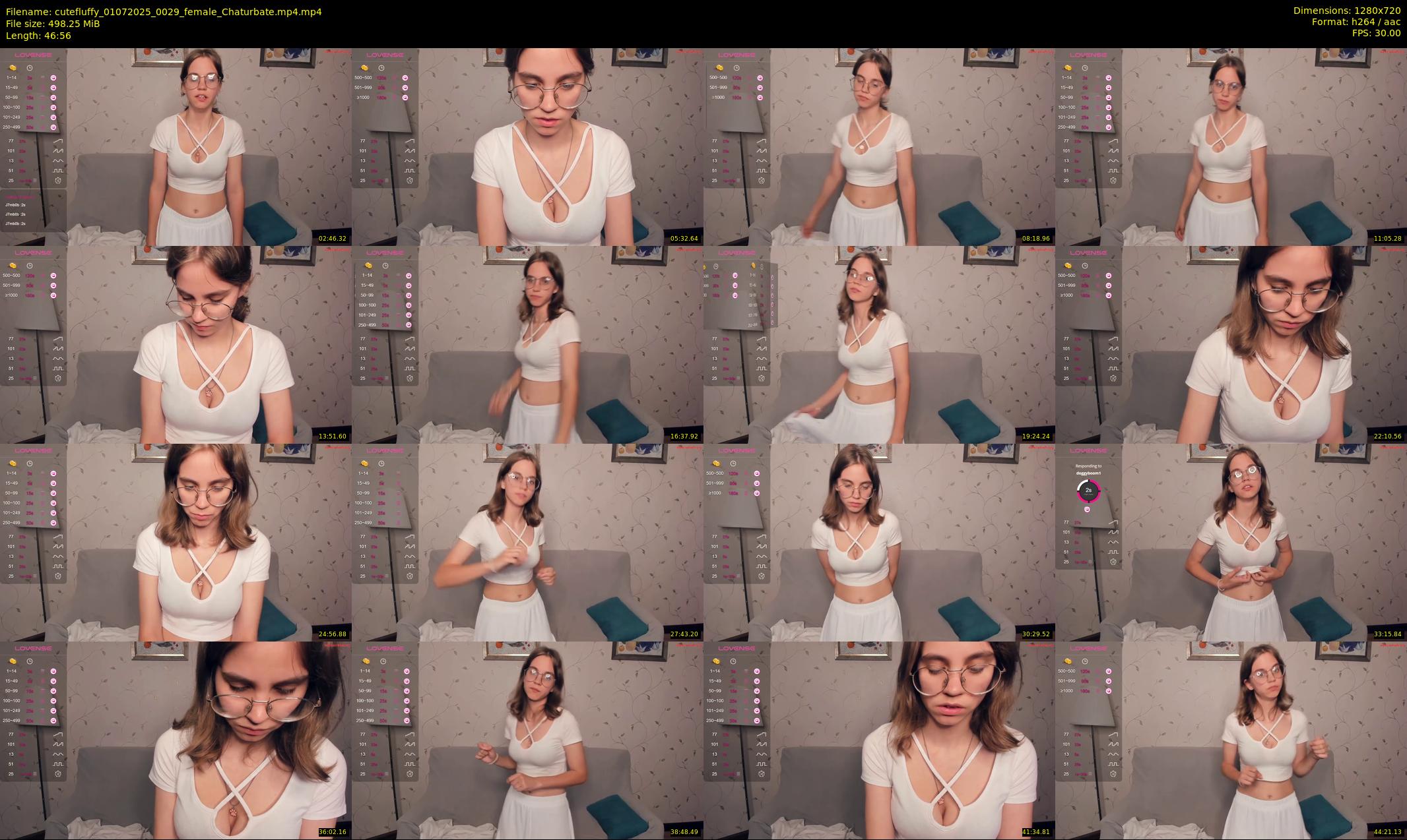 cutefluffy — 47 minute Chaturbate female cam show recording, 720p, Jul 1, 2025