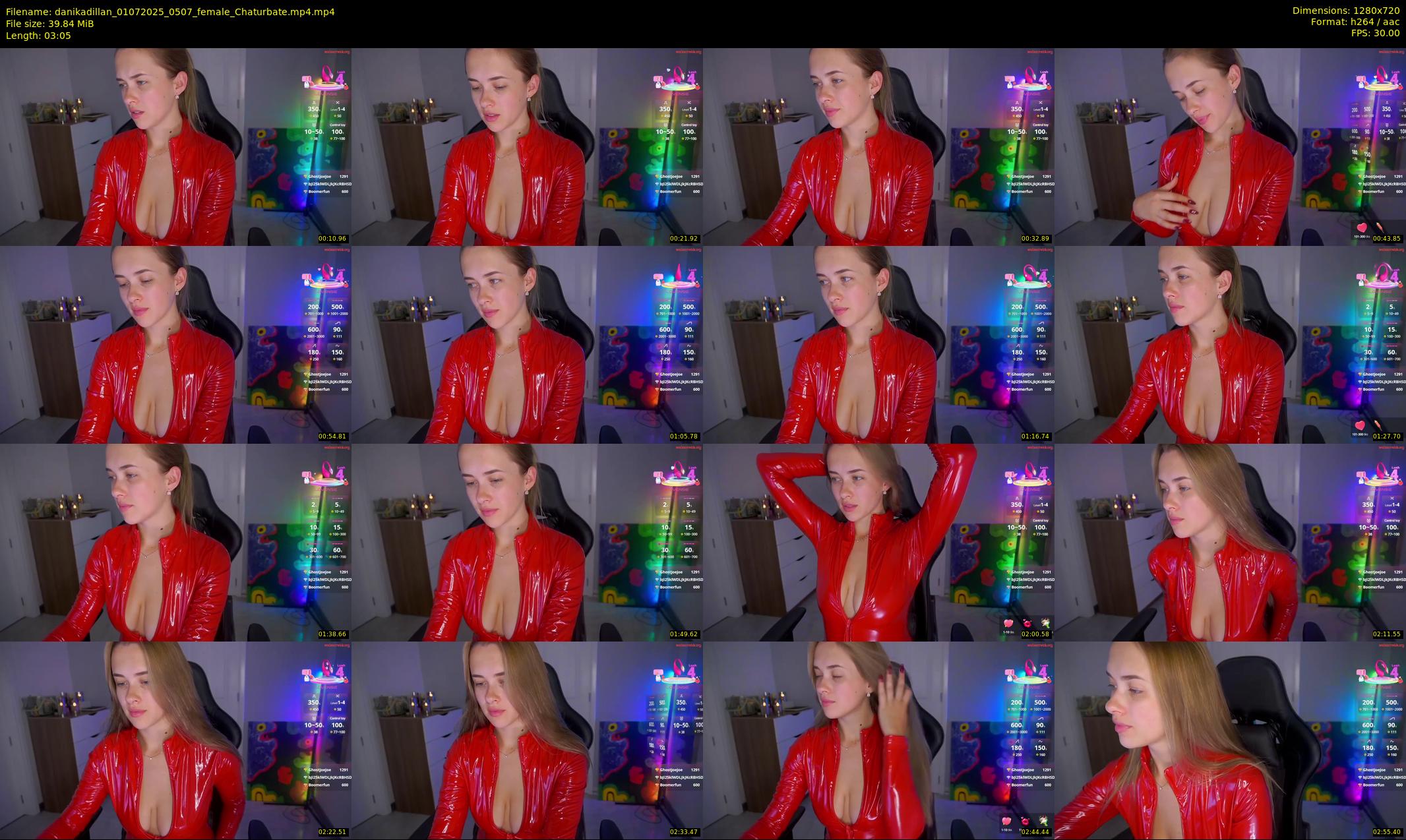 danikadillan — 4 minute Chaturbate female cam show recording, 720p, Jul 1, 2025