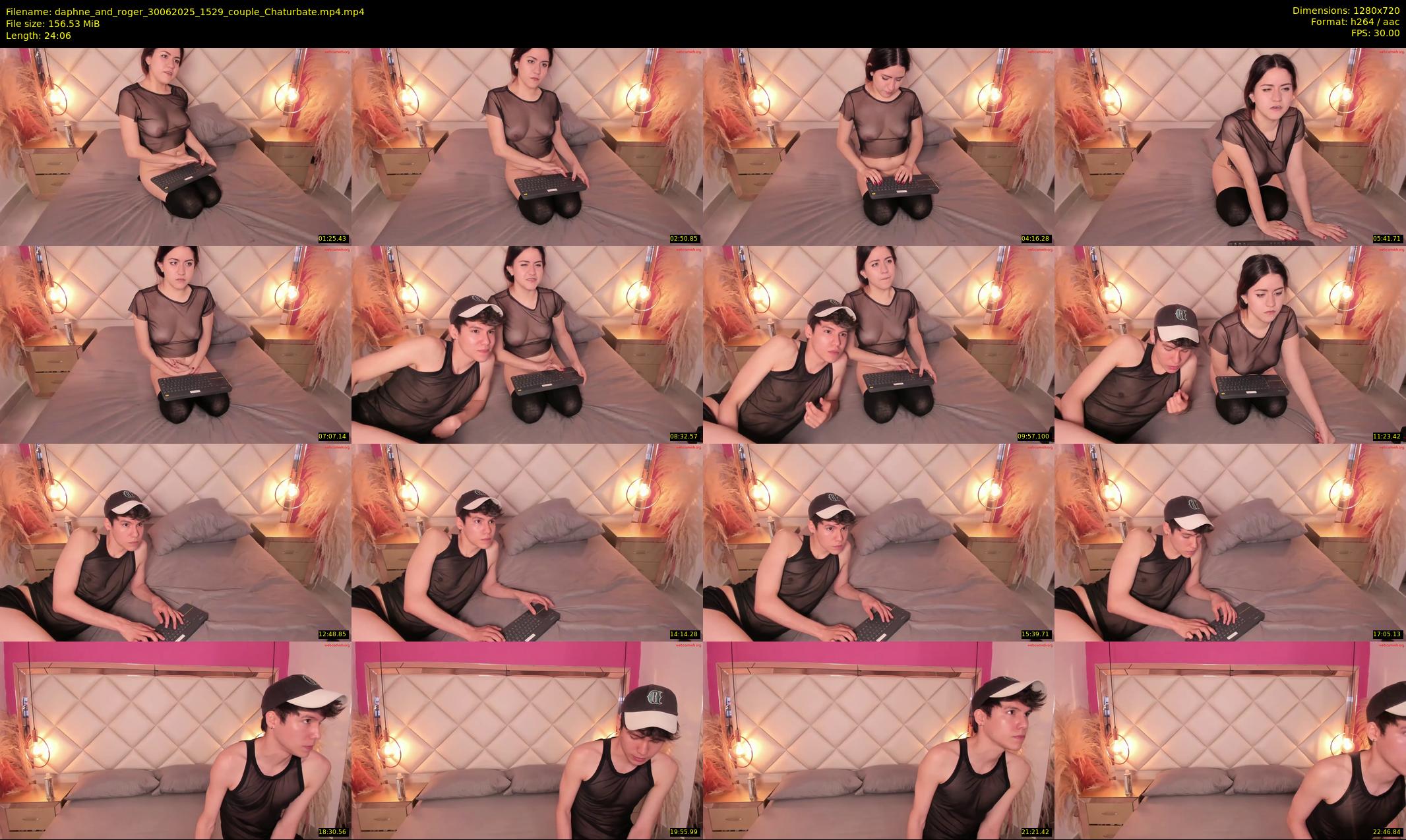 daphne_and_roger — 25 minute Chaturbate couple cam show recording, 720p, Jun 30, 2025