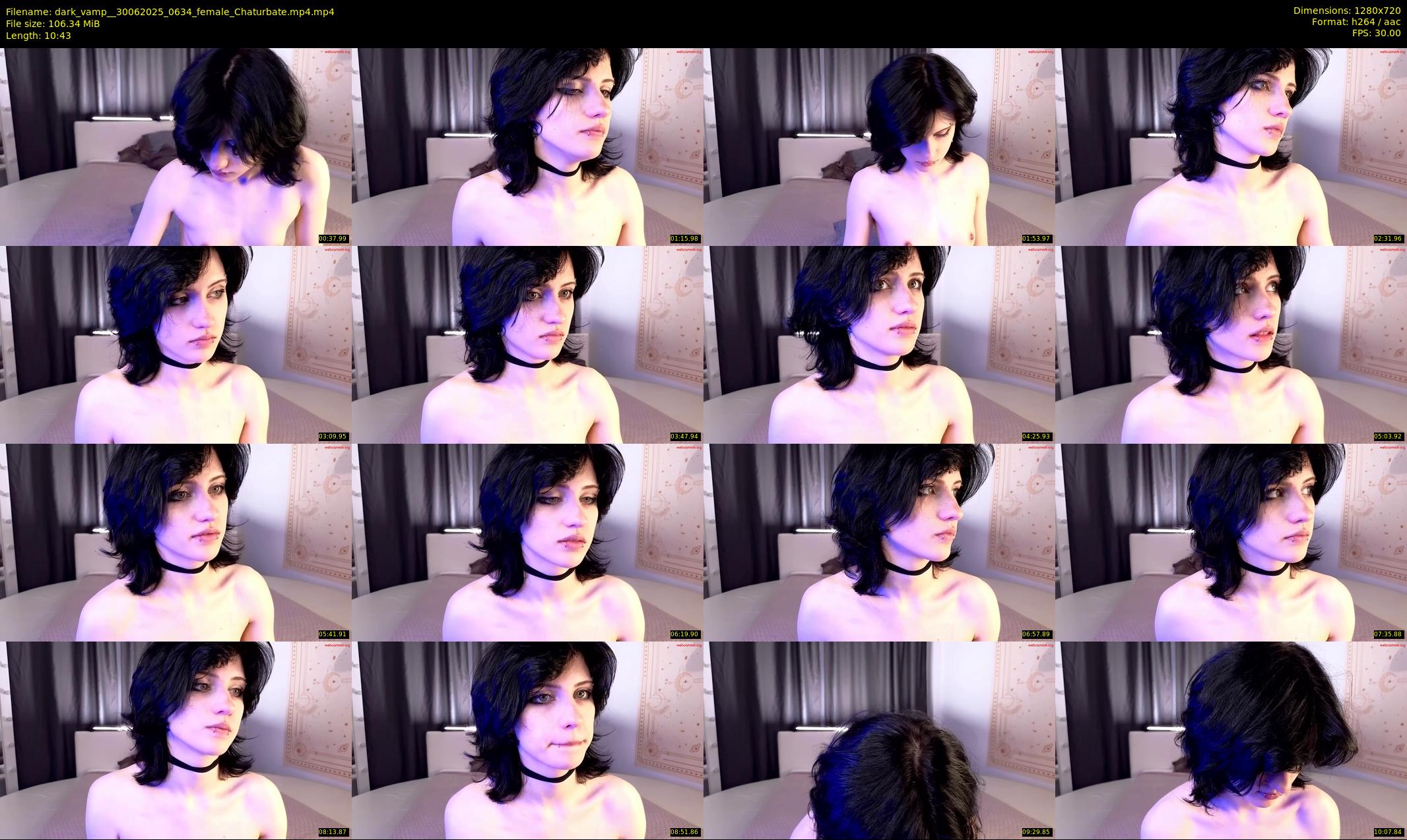 dark_vamp_ — 11 minute Chaturbate female cam show recording, 720p, Jun 30, 2025