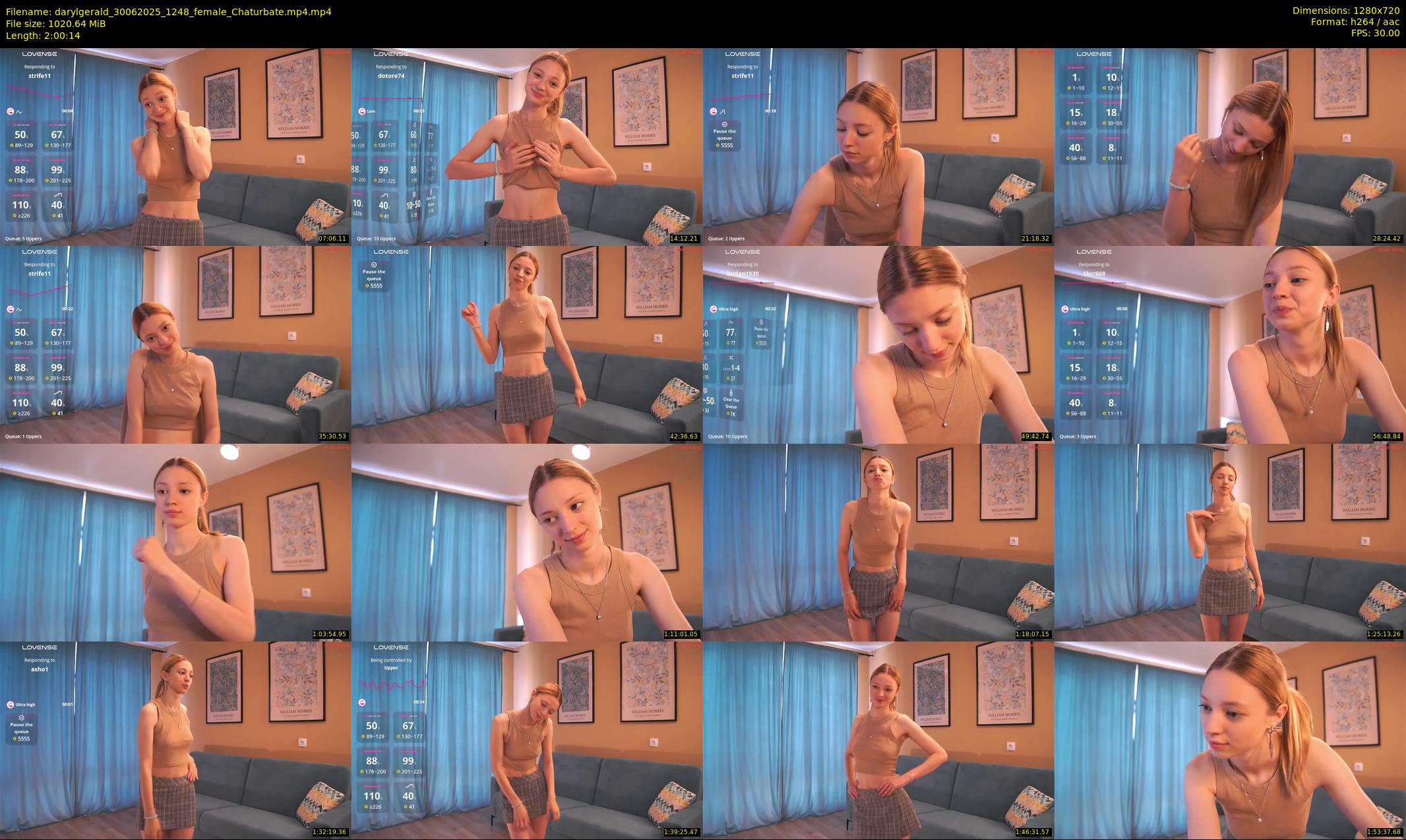 darylgerald — 121 minute Chaturbate female cam show recording, 720p, Jun 30, 2025