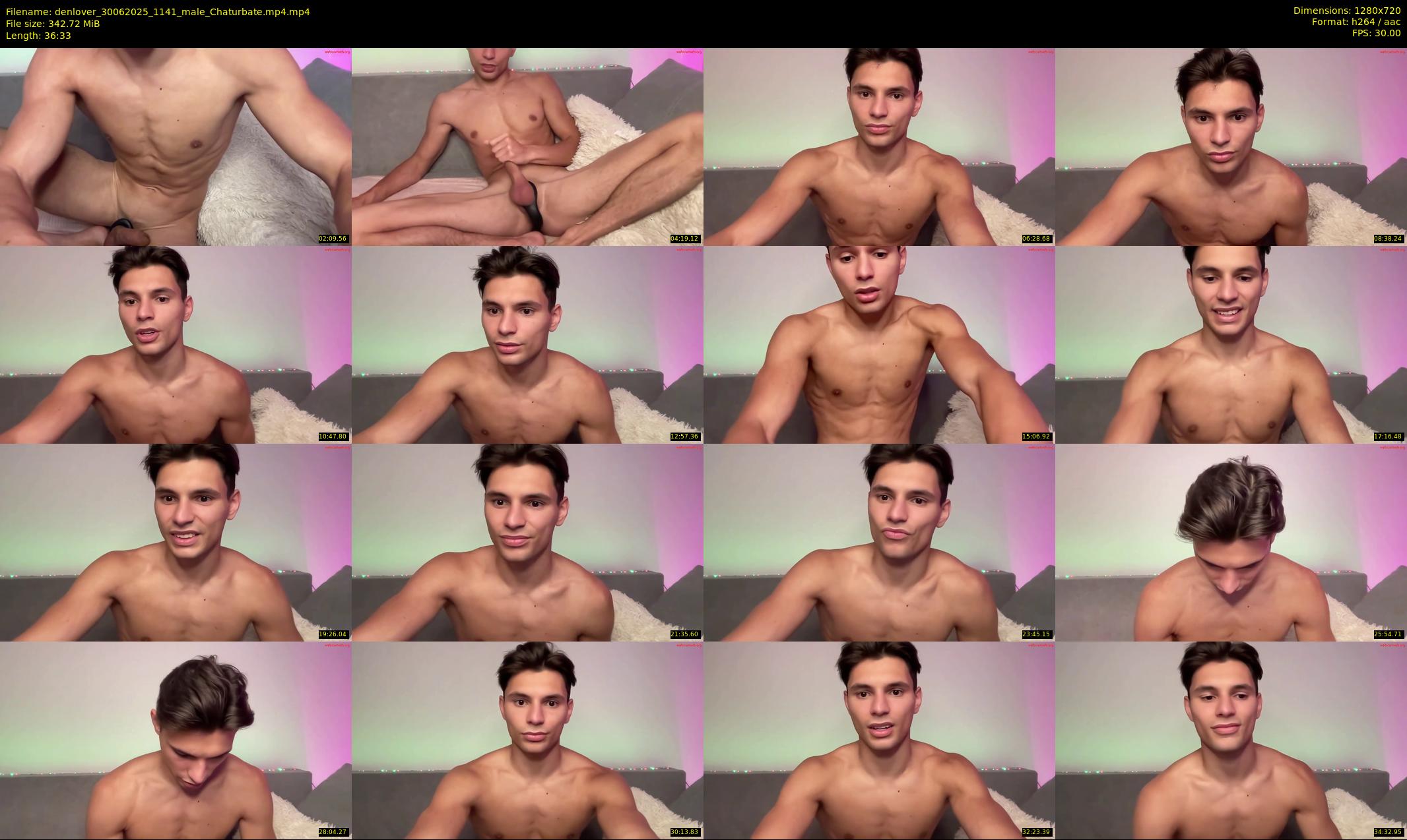 denlover — 37 minute Chaturbate male cam show recording, 720p, Jun 30, 2025