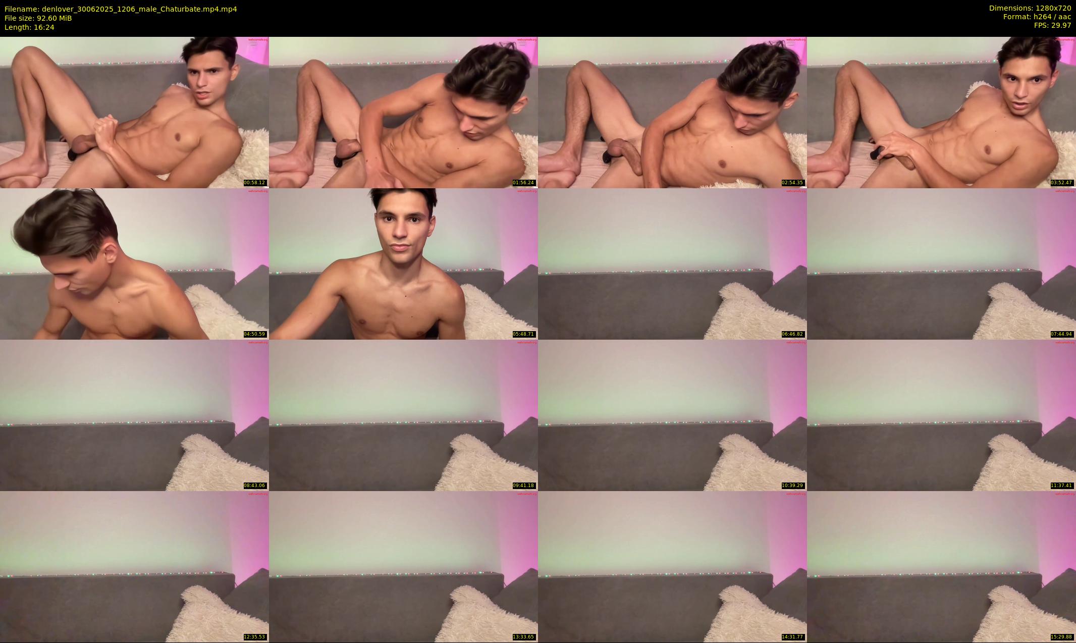 denlover — 17 minute Chaturbate male cam show recording, 720p, Jun 30, 2025