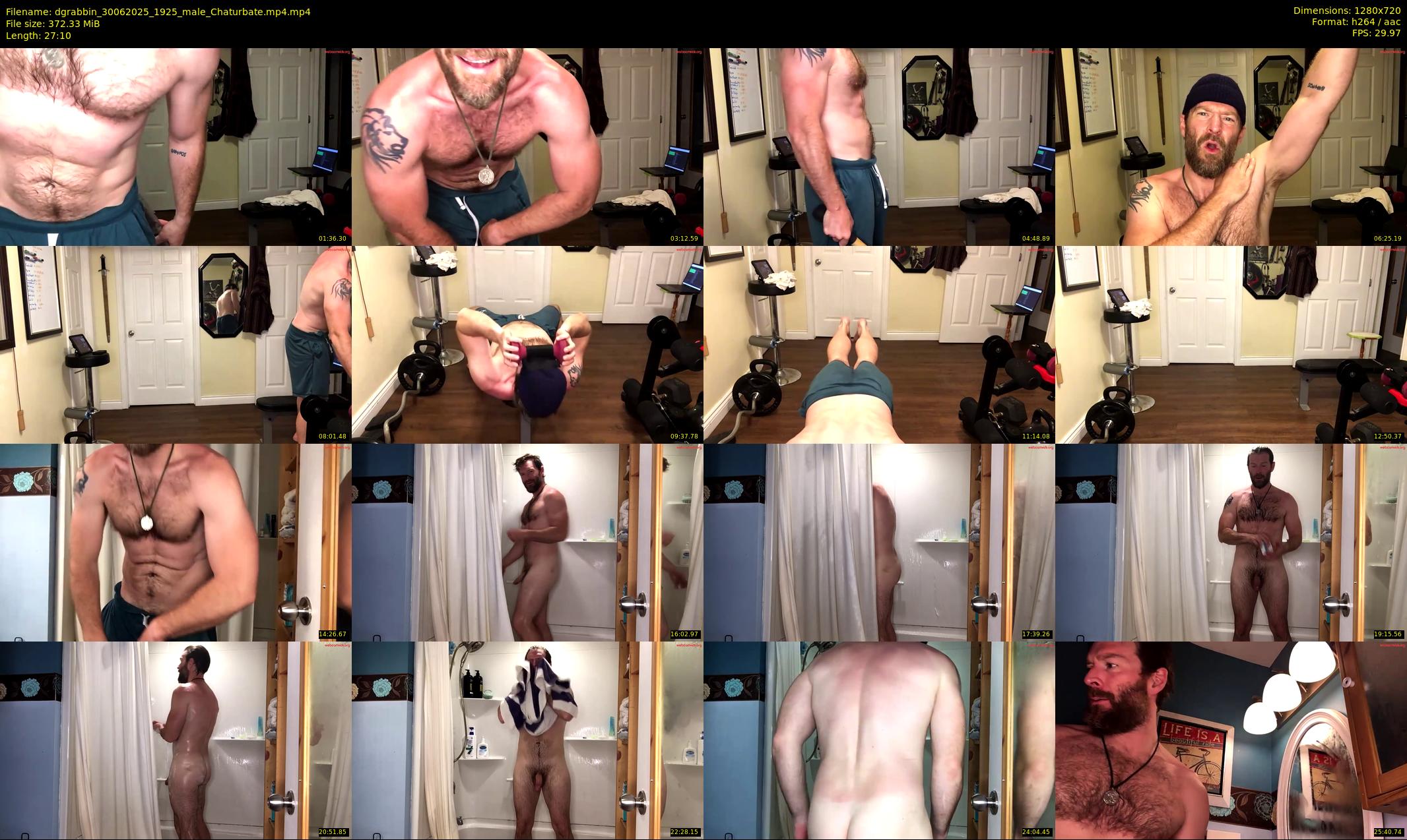 dgrabbin — 28 minute Chaturbate male cam show recording, 720p, Jun 30, 2025
