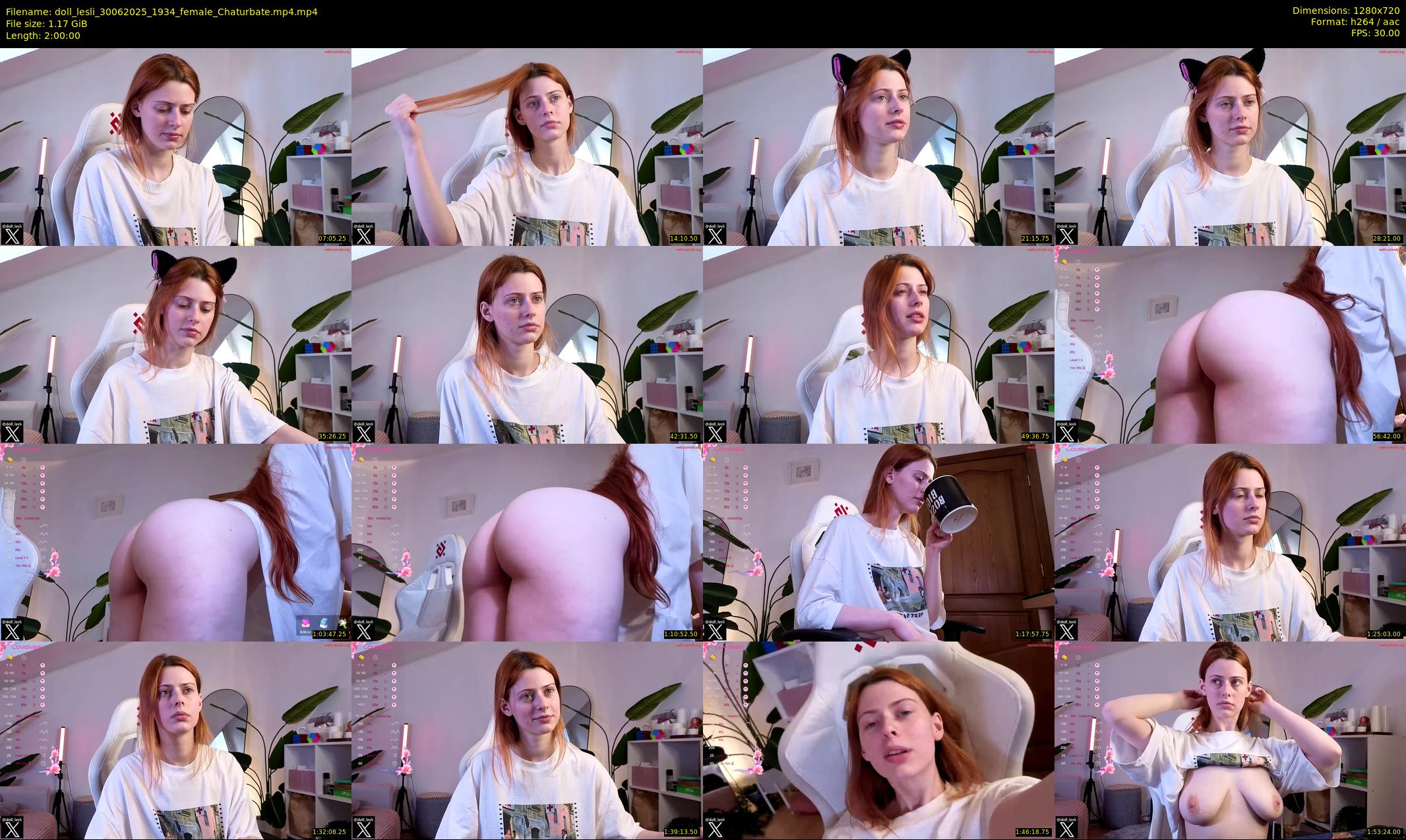 doll_lesli — 120 minute Chaturbate female cam show recording, 720p, Jun 30, 2025