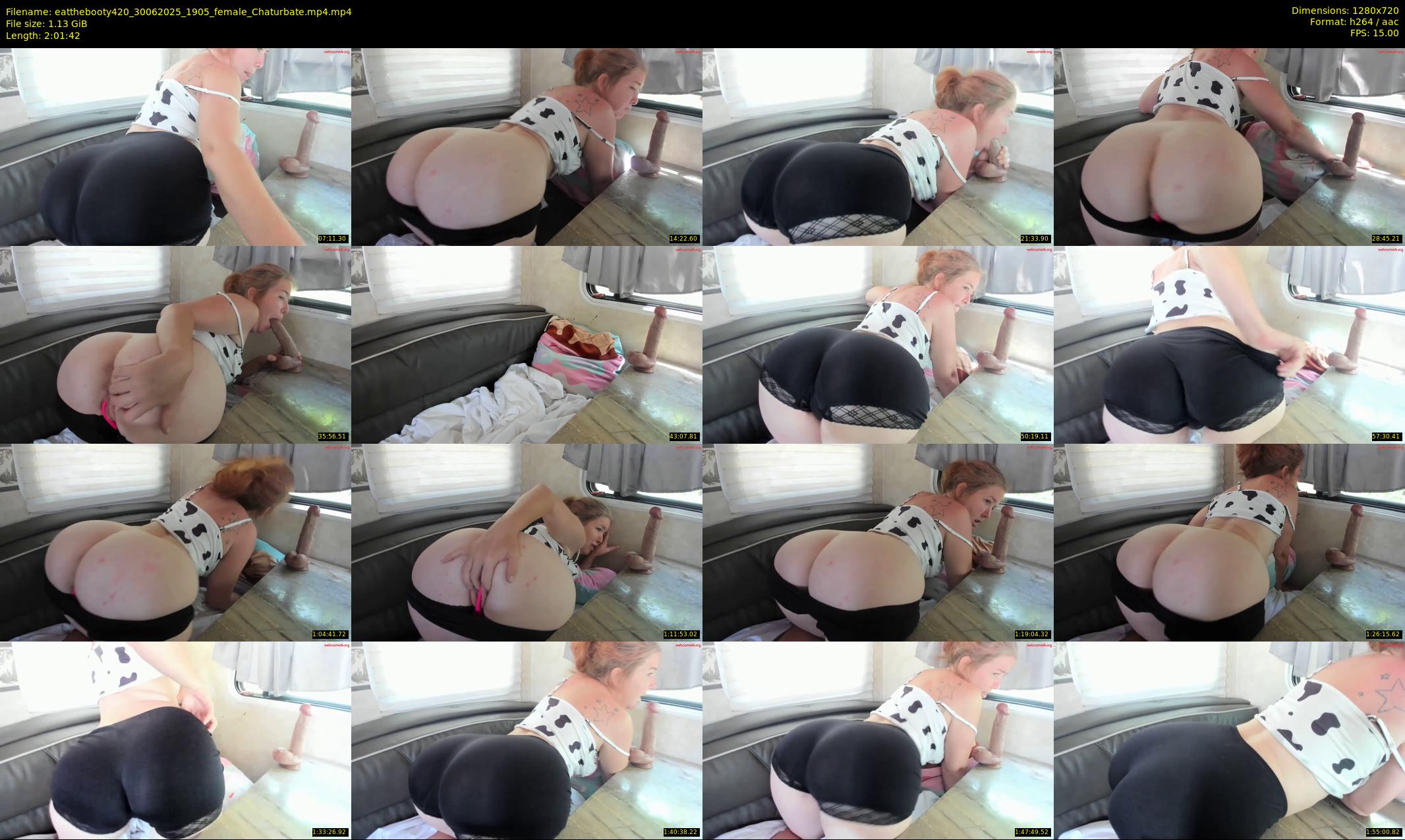eatthebooty420 — 122 minute Chaturbate female cam show recording, 720p, Jun 30, 2025