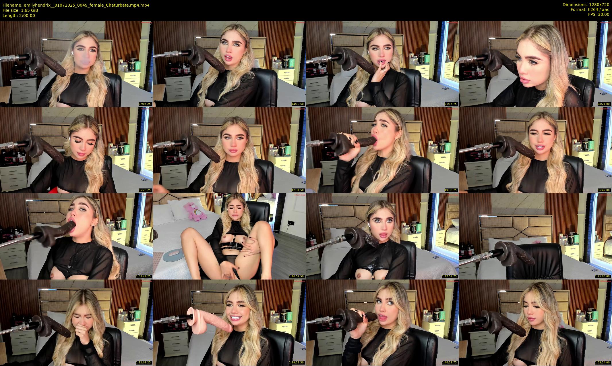 emilyhendrix_ — 120 minute Chaturbate couple cam show recording, 720p, Jul 1, 2025