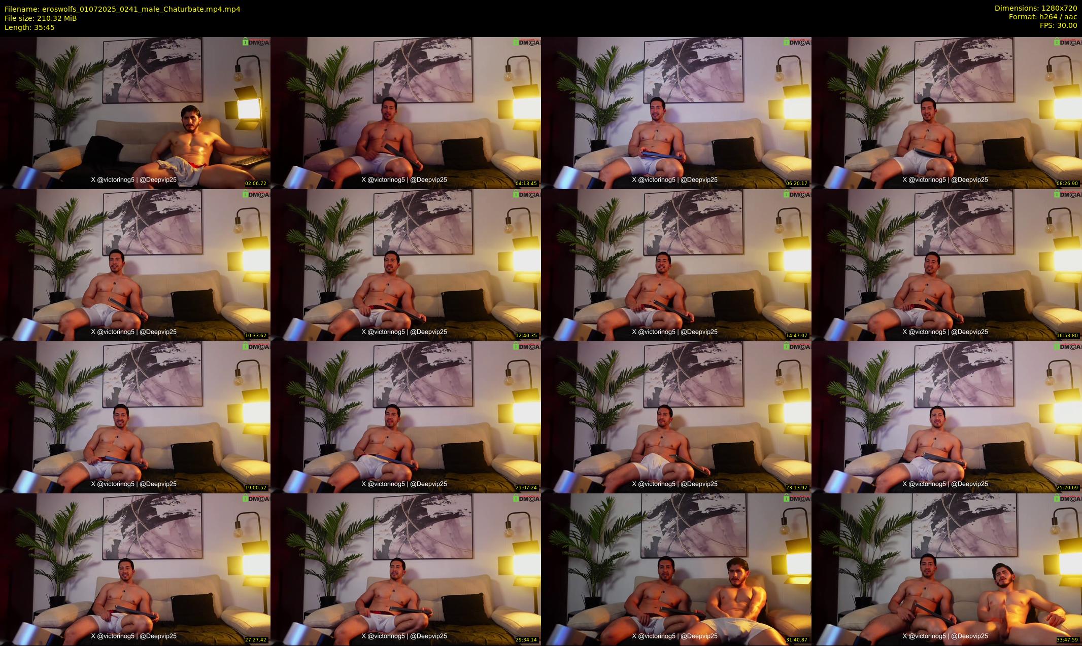 eroswolfs — 36 minute Chaturbate male cam show recording, 720p, Jul 1, 2025