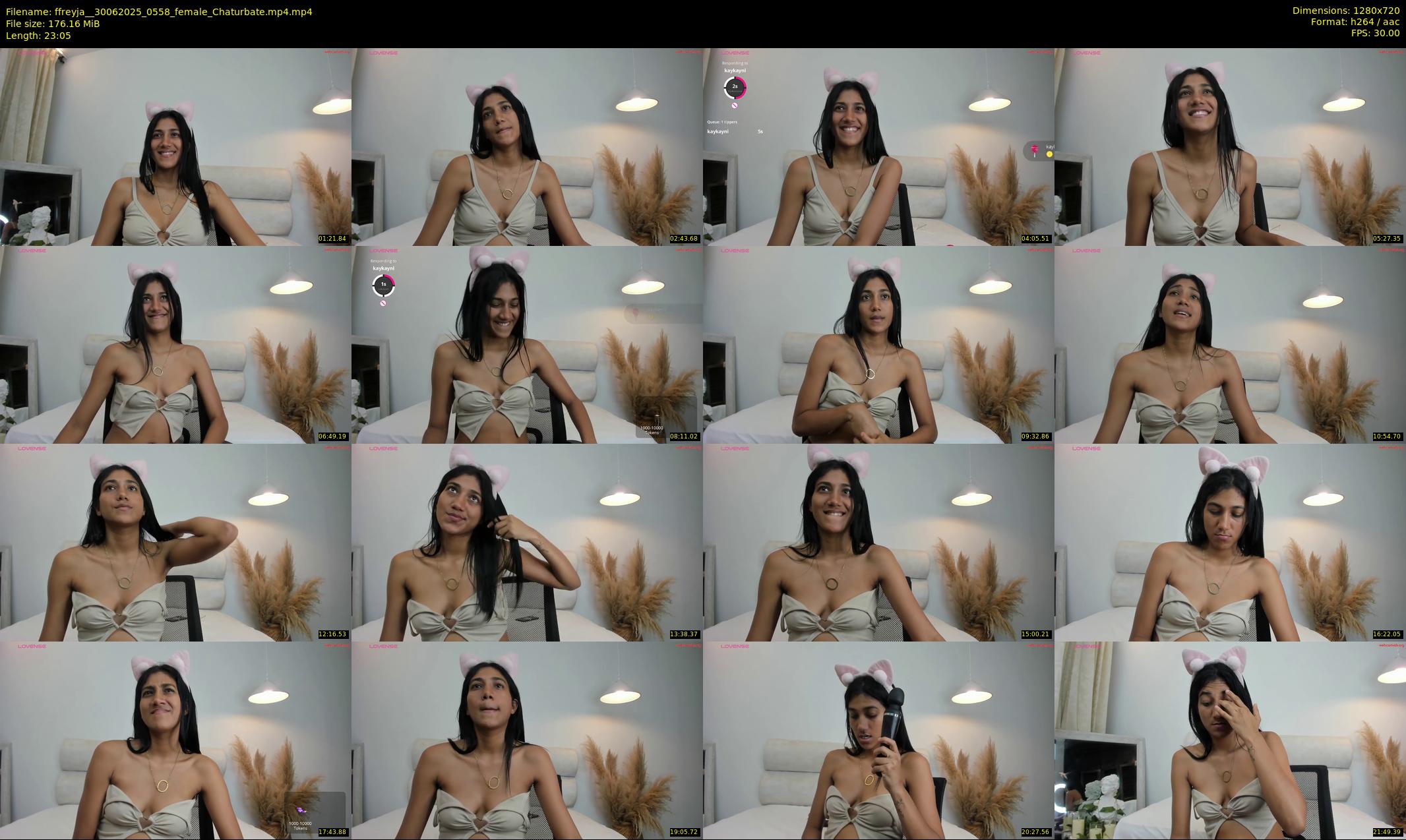ffreyja_ — 24 minute Chaturbate female cam show recording, 720p, Jun 30, 2025
