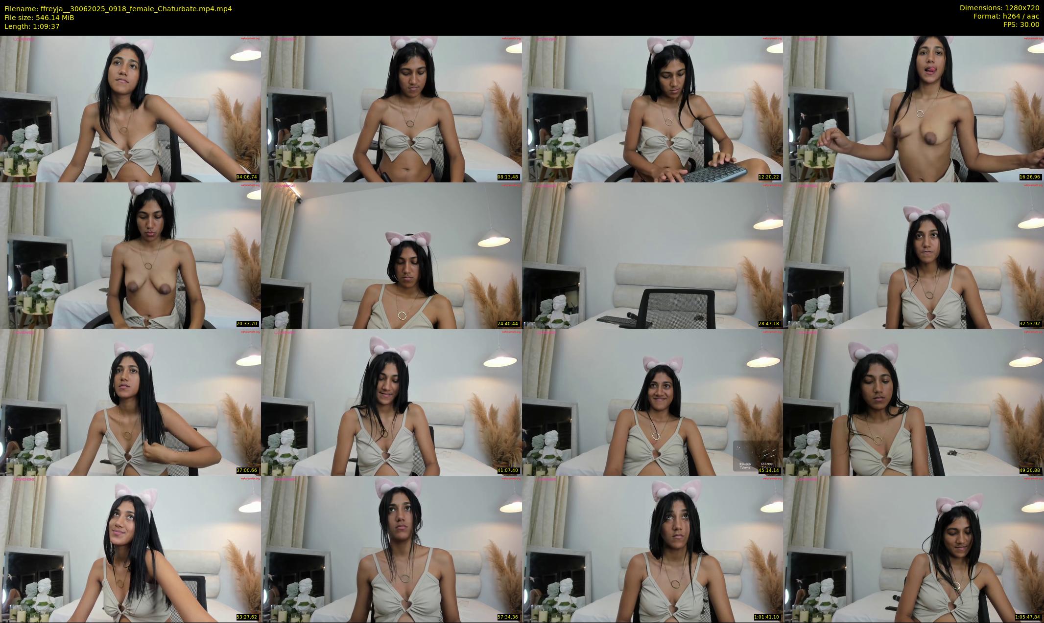 ffreyja_ — 70 minute Chaturbate female cam show recording, 720p, Jun 30, 2025
