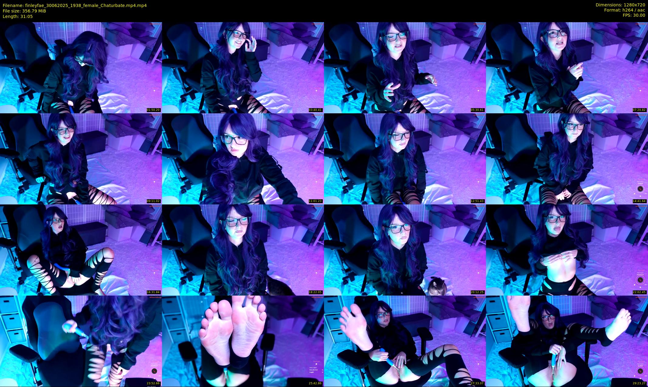 finleyfae — 32 minute Chaturbate female cam show recording, 720p, Jun 30, 2025