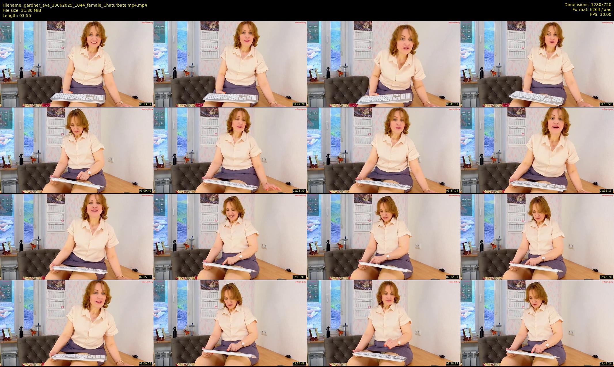 gardner_ava — 4 minute Chaturbate female cam show recording, 720p, Jun 30, 2025