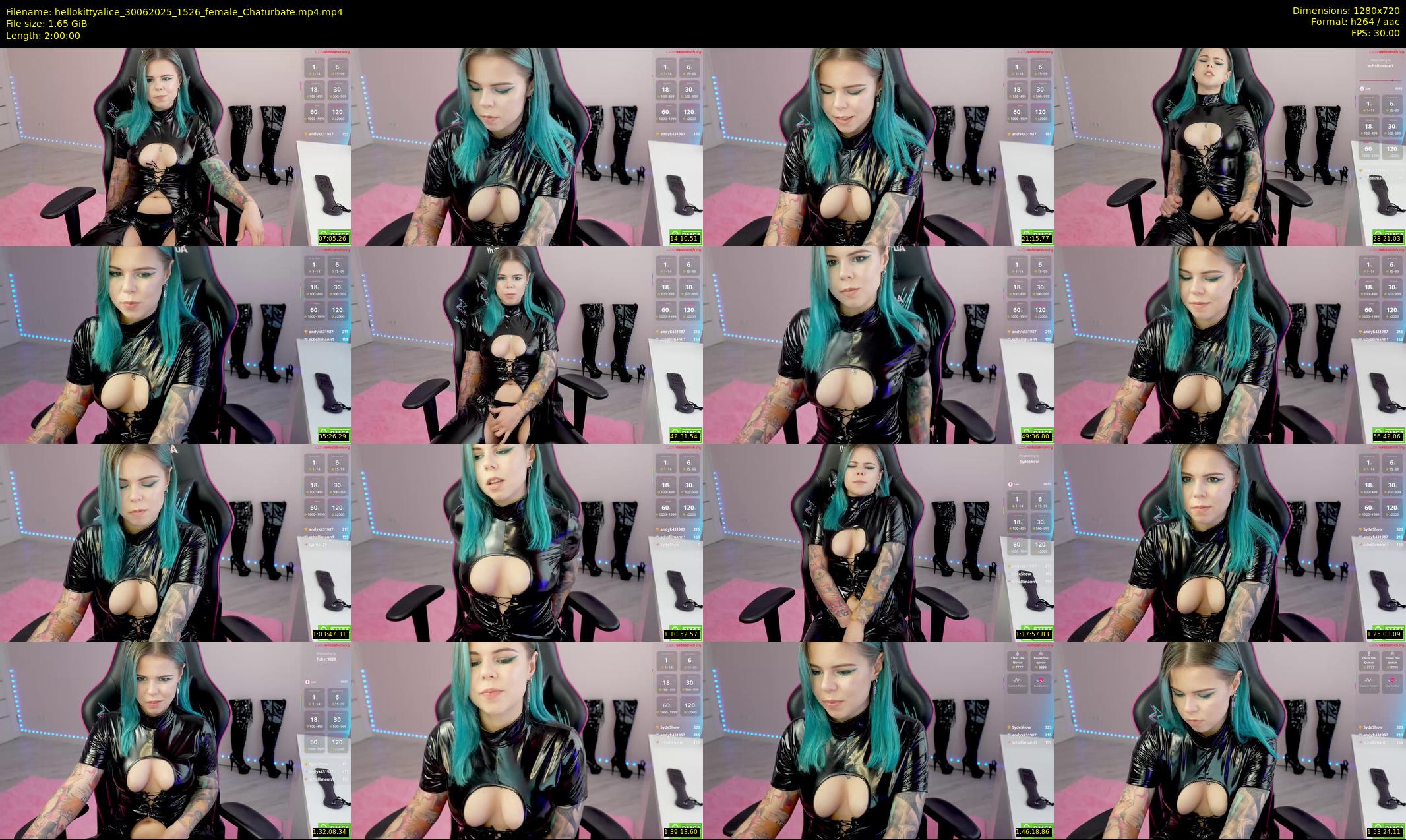 hellokittyalice — 120 minute Chaturbate female cam show recording, 720p, Jun 30, 2025