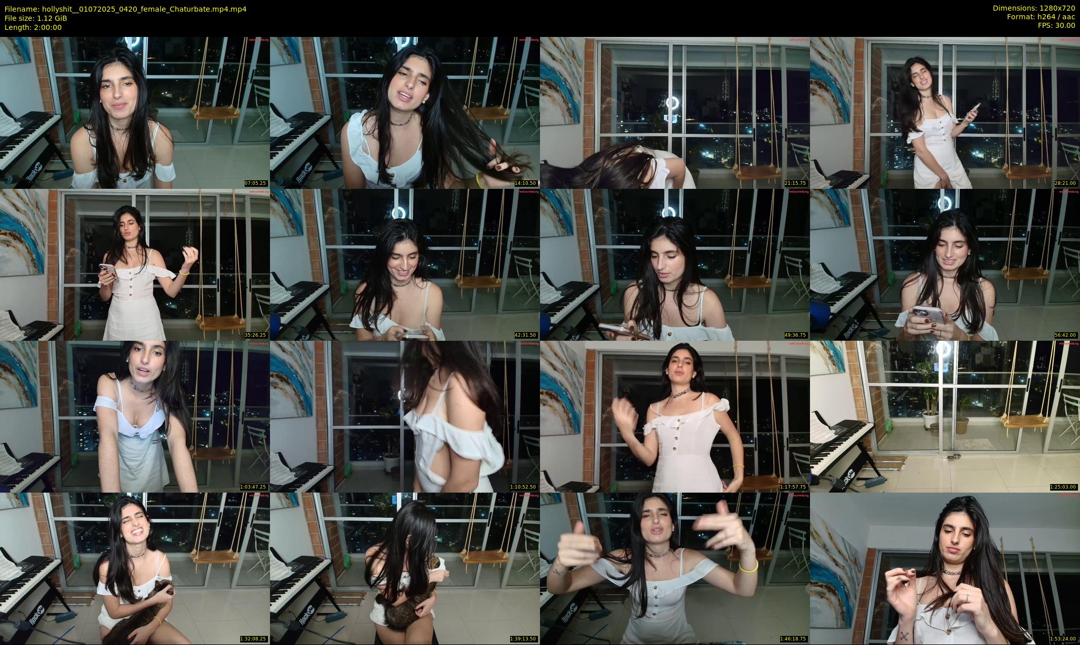 hollyshit_ — 120 minute Chaturbate female cam show recording, 720p, Jul 1, 2025