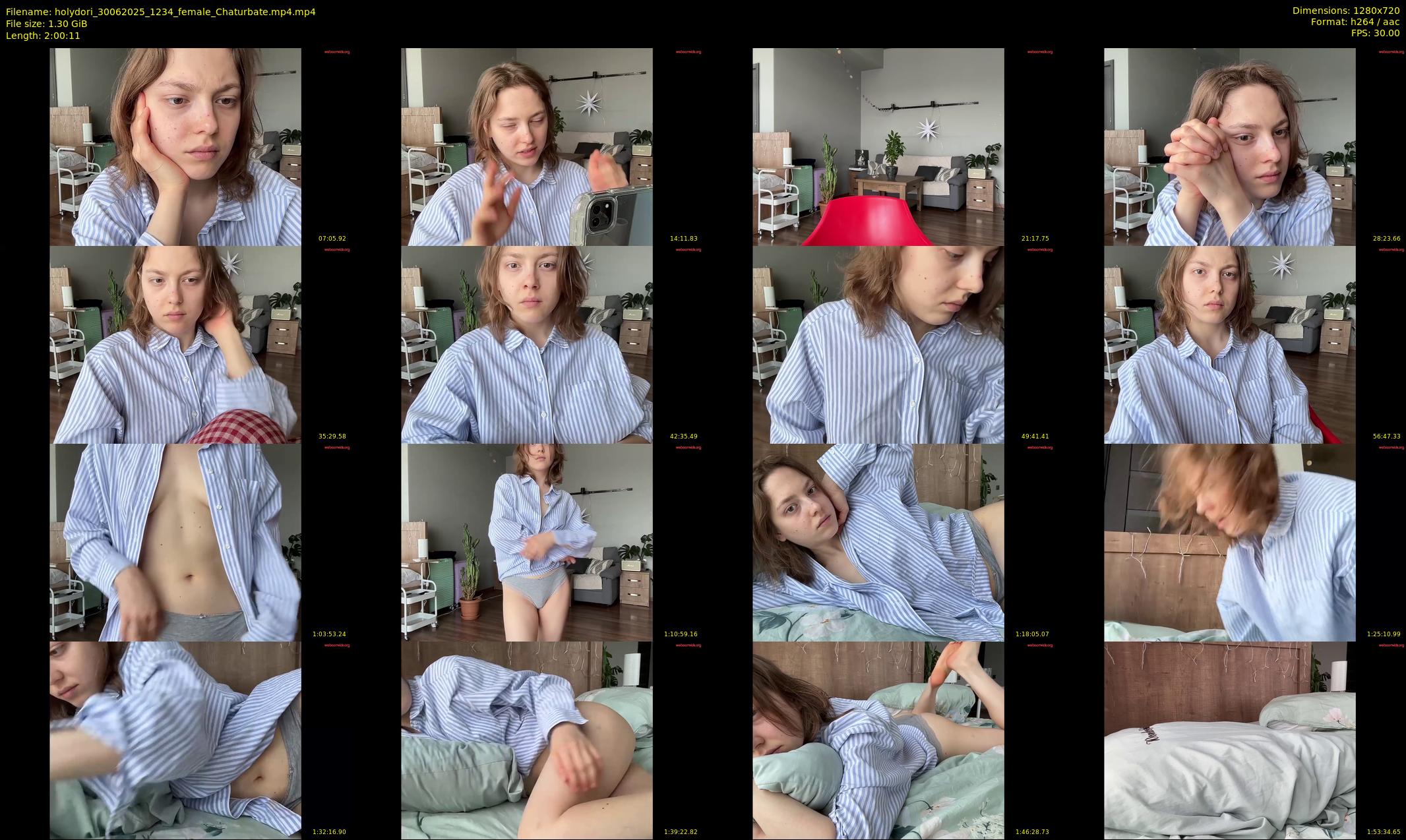 holydori — 121 minute Chaturbate female cam show recording, 720p, Jun 30, 2025