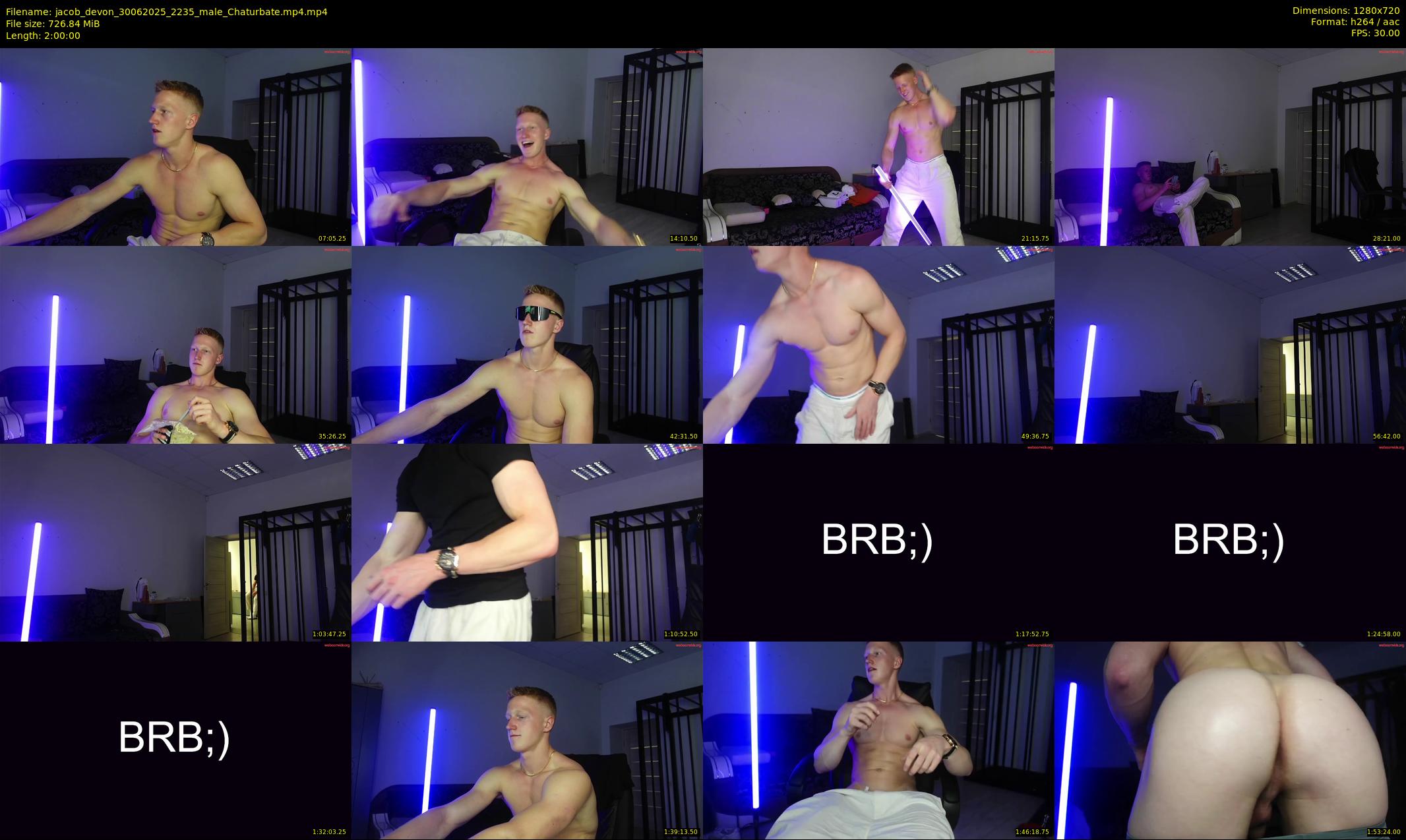 jacob_devon — 120 minute Chaturbate male cam show recording, 720p, Jun 30, 2025