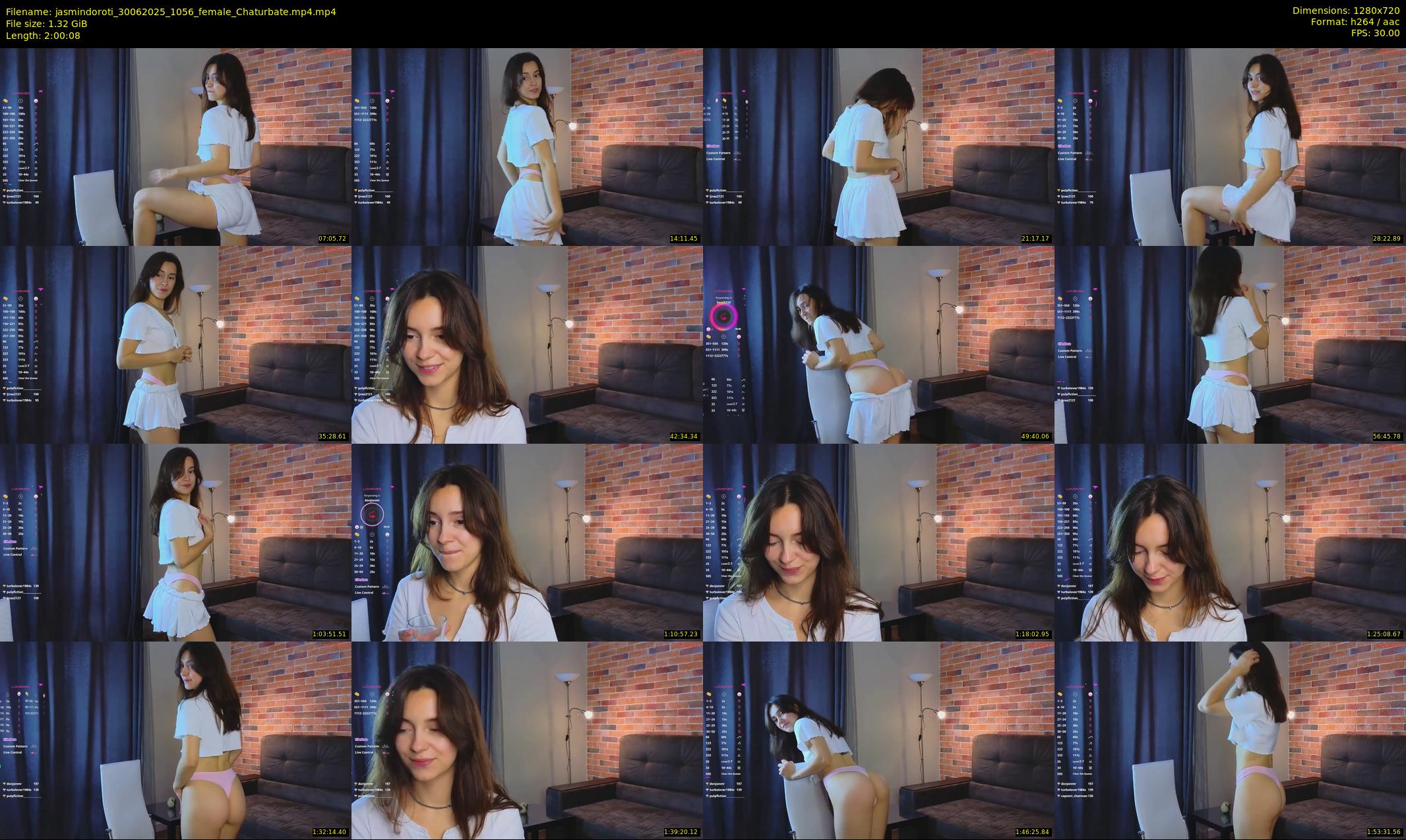 jasmindoroti — 121 minute Chaturbate female cam show recording, 720p, Jun 30, 2025