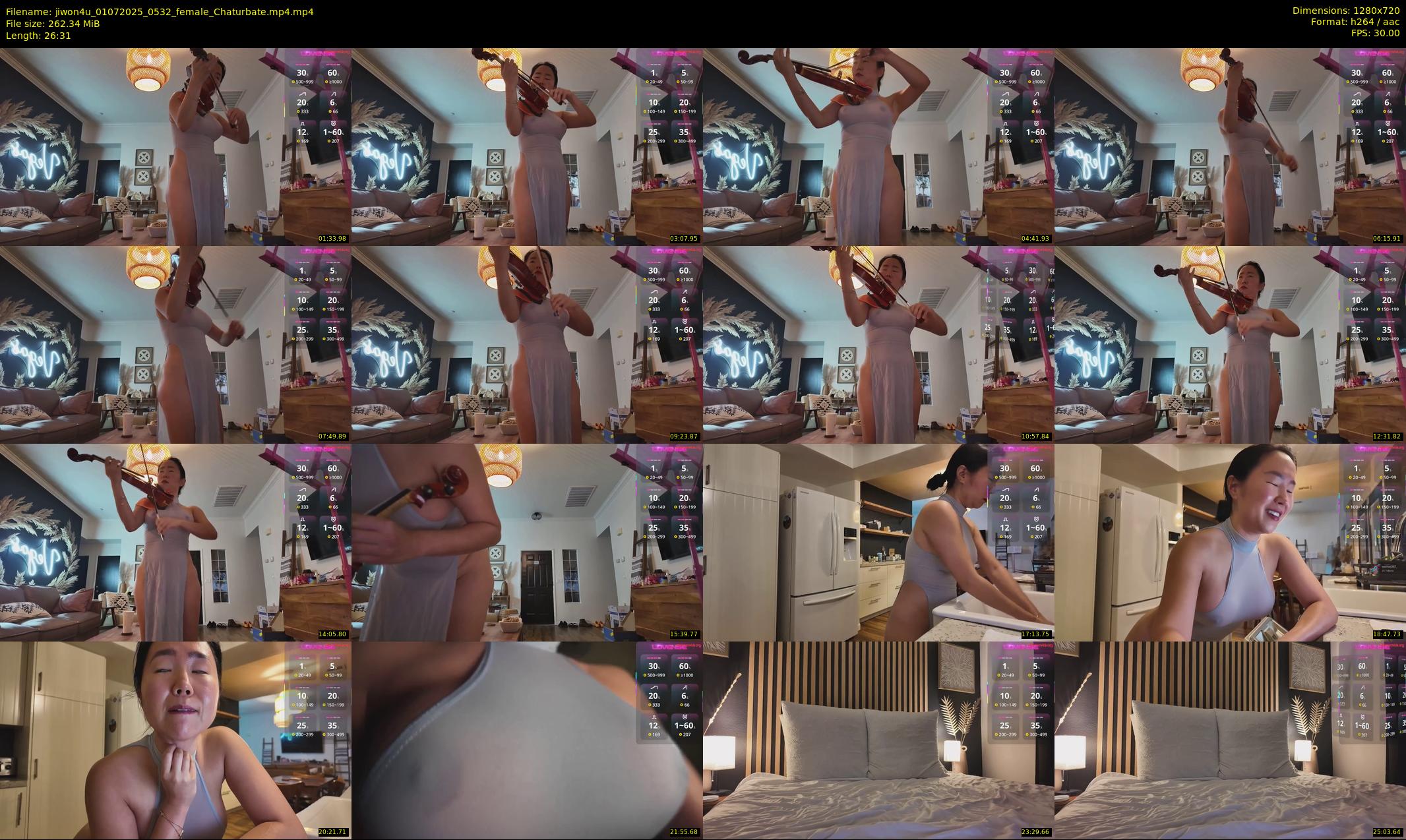 jiwon4u — 27 minute Chaturbate female cam show recording, 720p, Jul 1, 2025