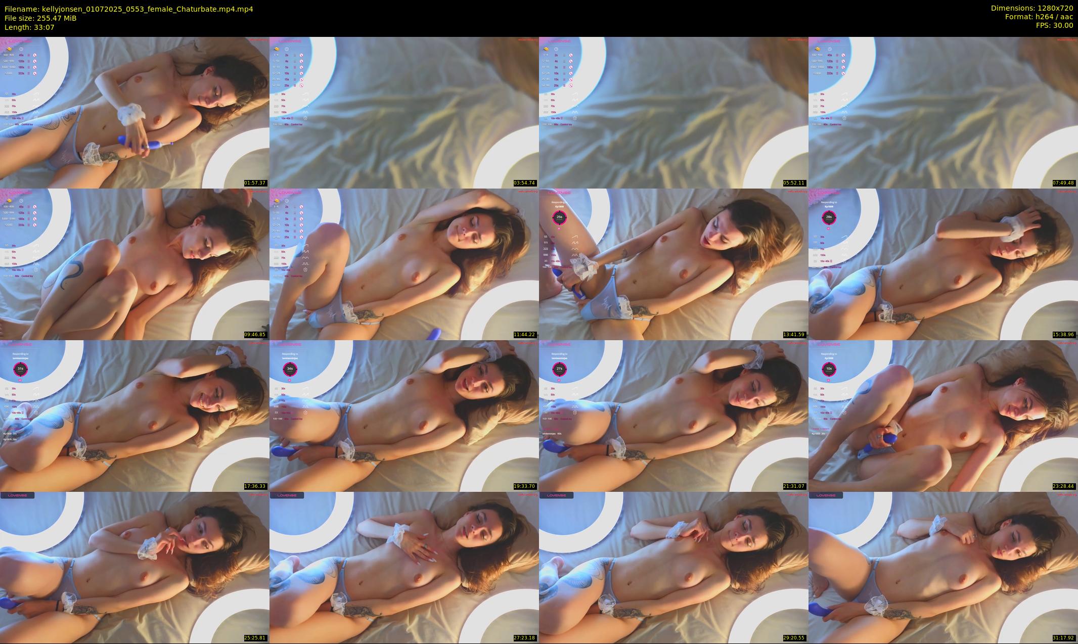 kellyjonsen — 34 minute Chaturbate female cam show recording, 720p, Jul 1, 2025