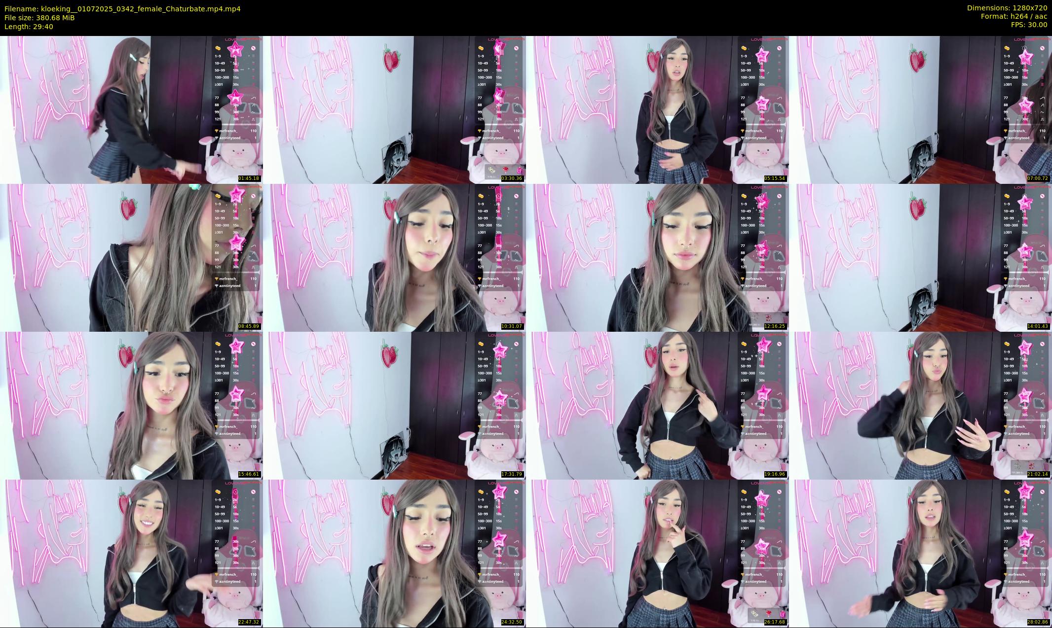 kloeking_ — 30 minute Chaturbate female cam show recording, 720p, Jul 1, 2025