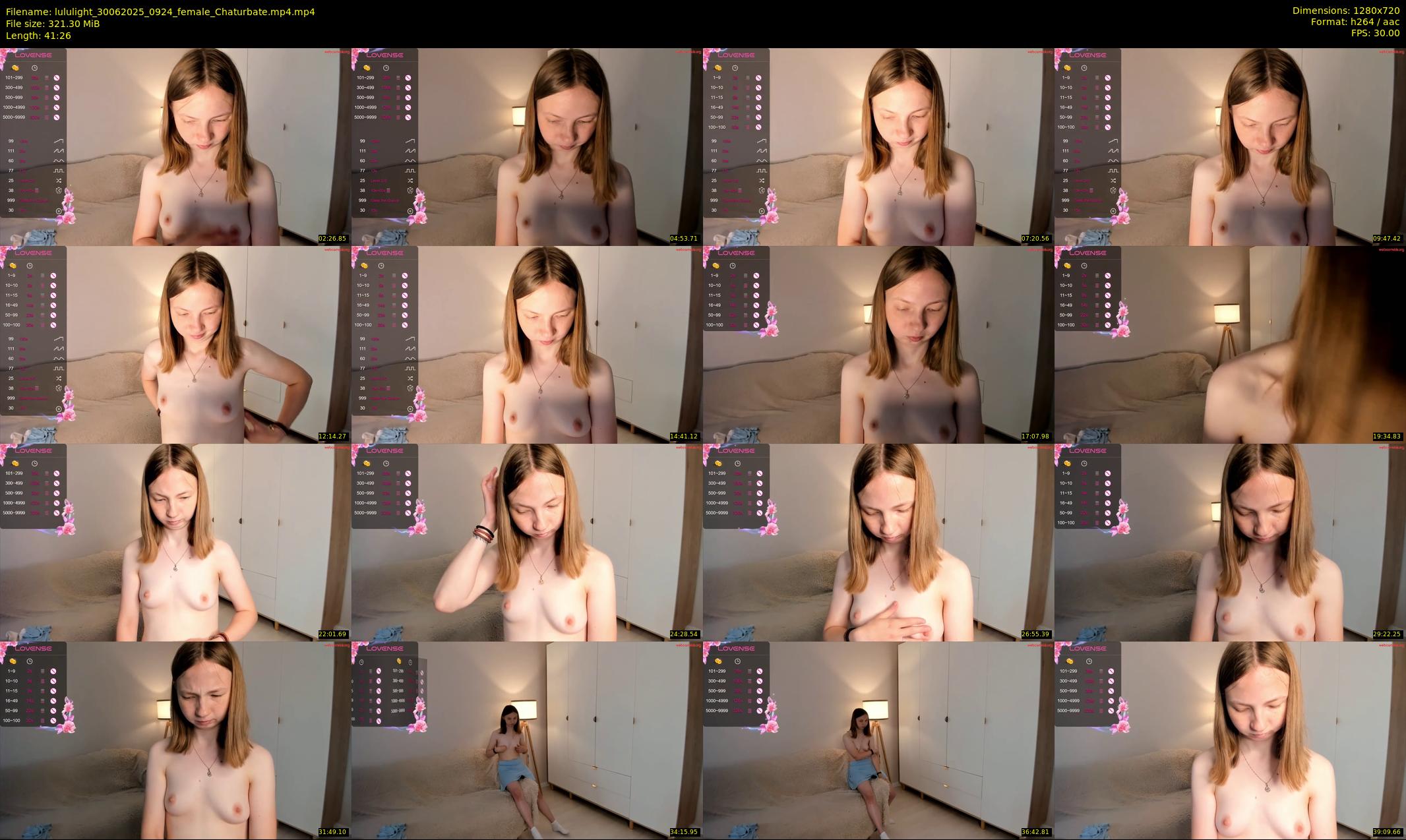 lululight — 42 minute Chaturbate female cam show recording, 720p, Jun 30, 2025